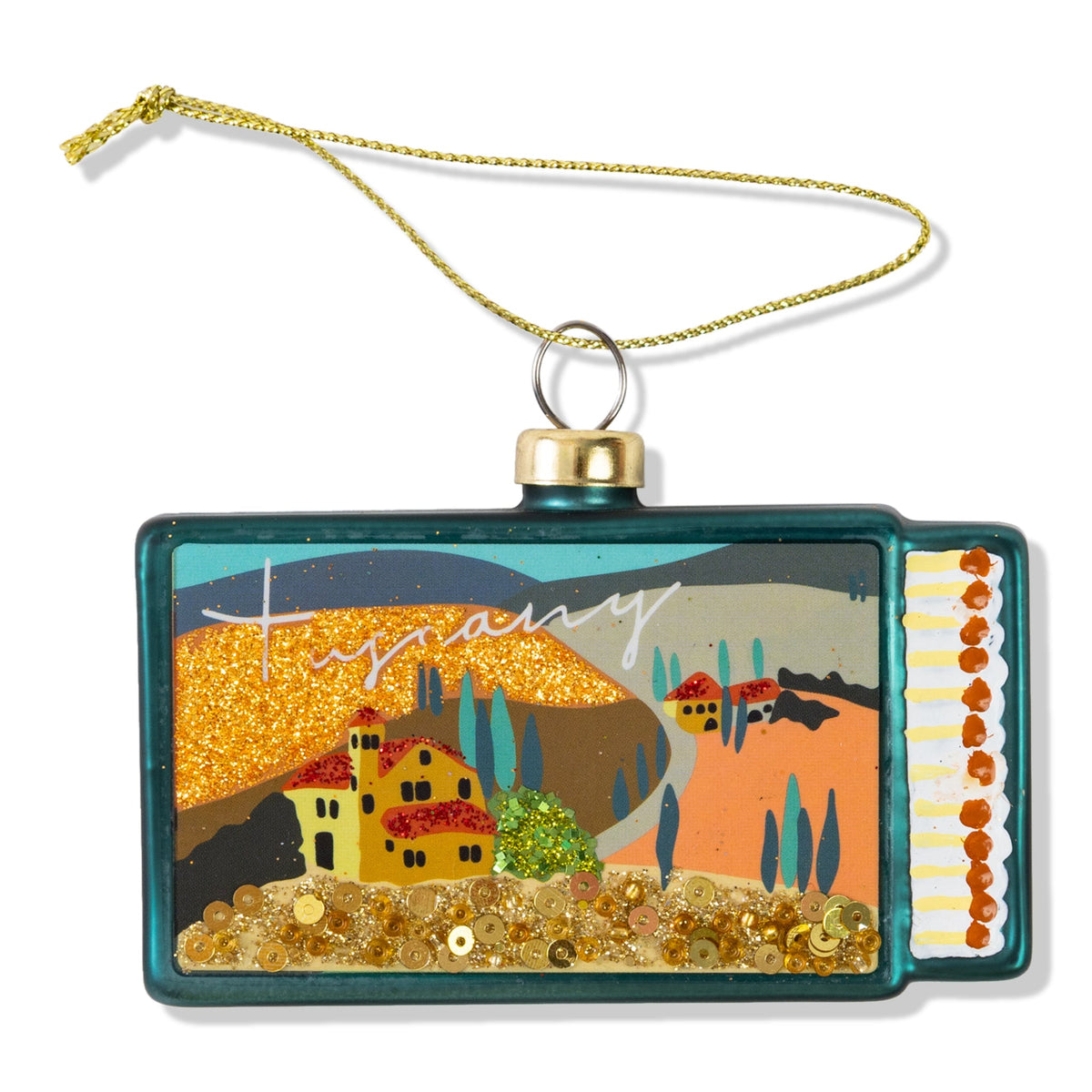 Tuscany Matchbook Ornament