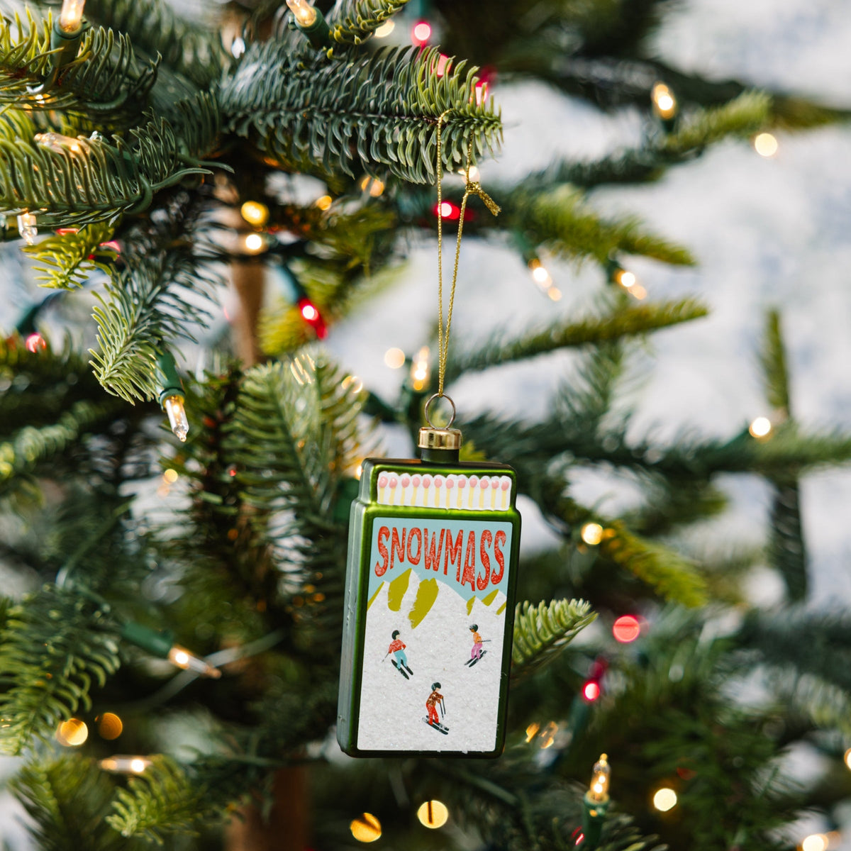 Snowmass Matchbook Ornament