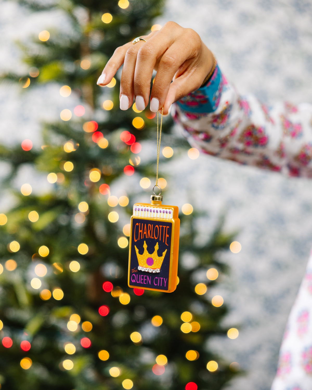 Matchbook Ornament - Charlotte