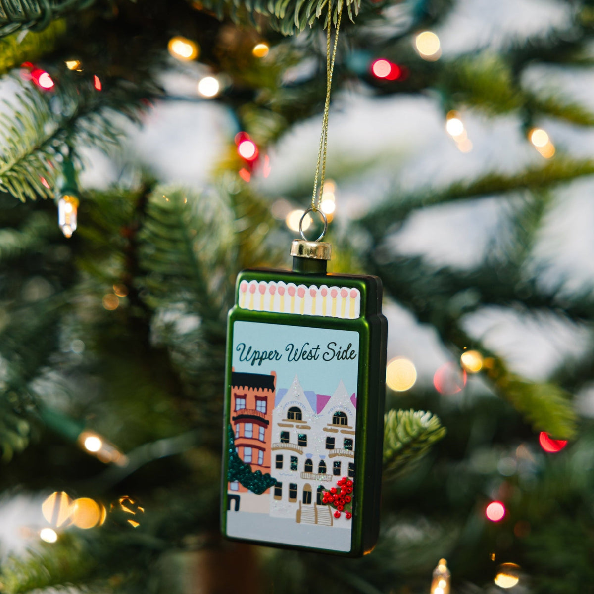 Upper West Side Matchbook Ornament