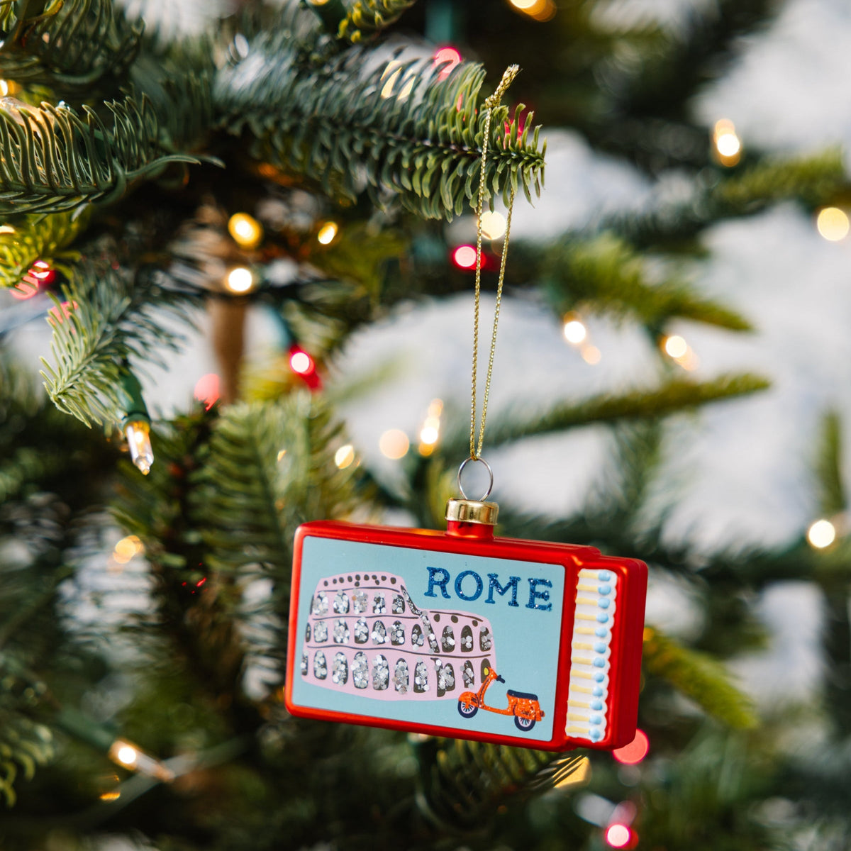 Rome Matchbook Ornament