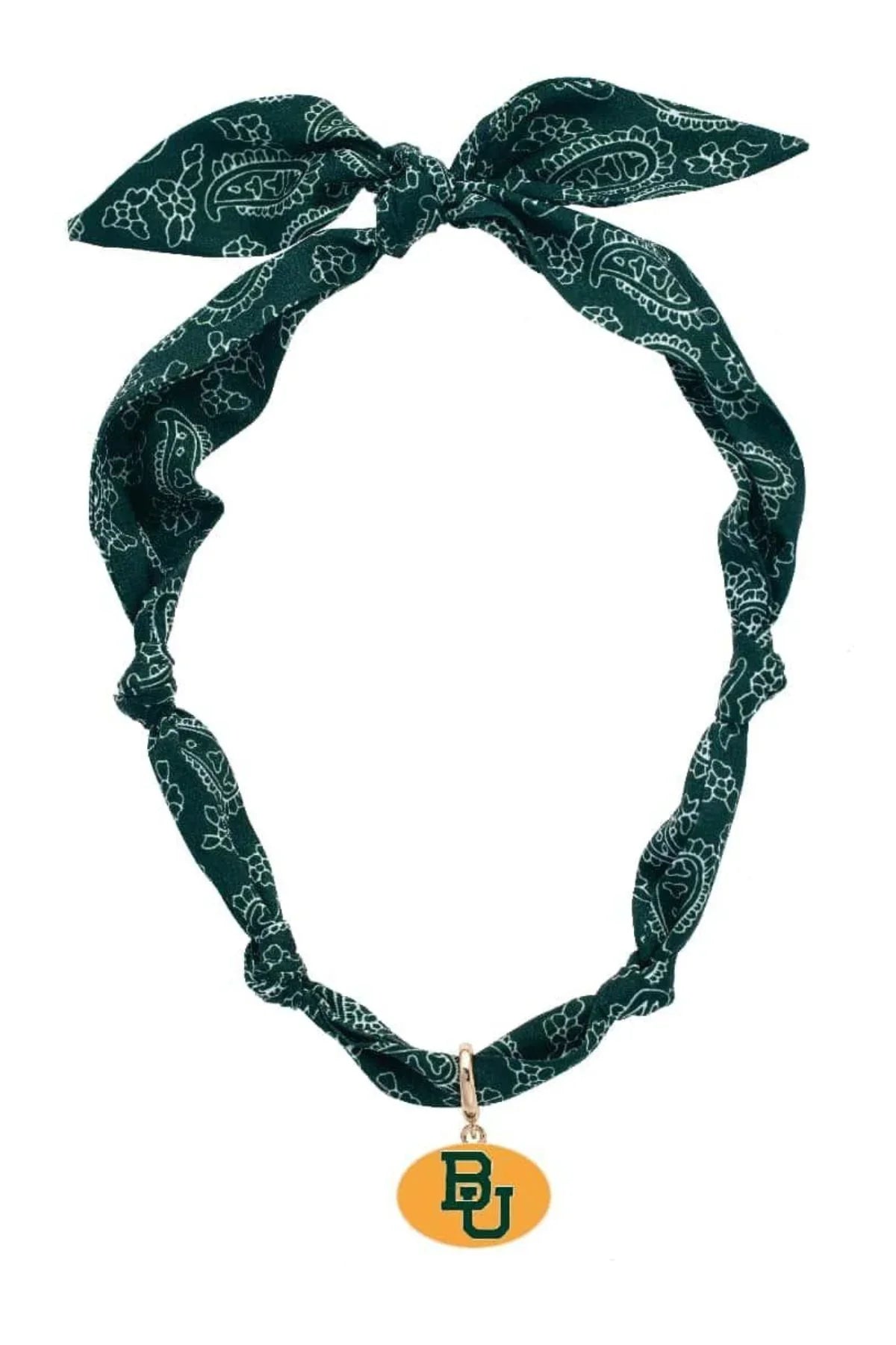 Baylor Bears Logo Bandana Scarf Necklace