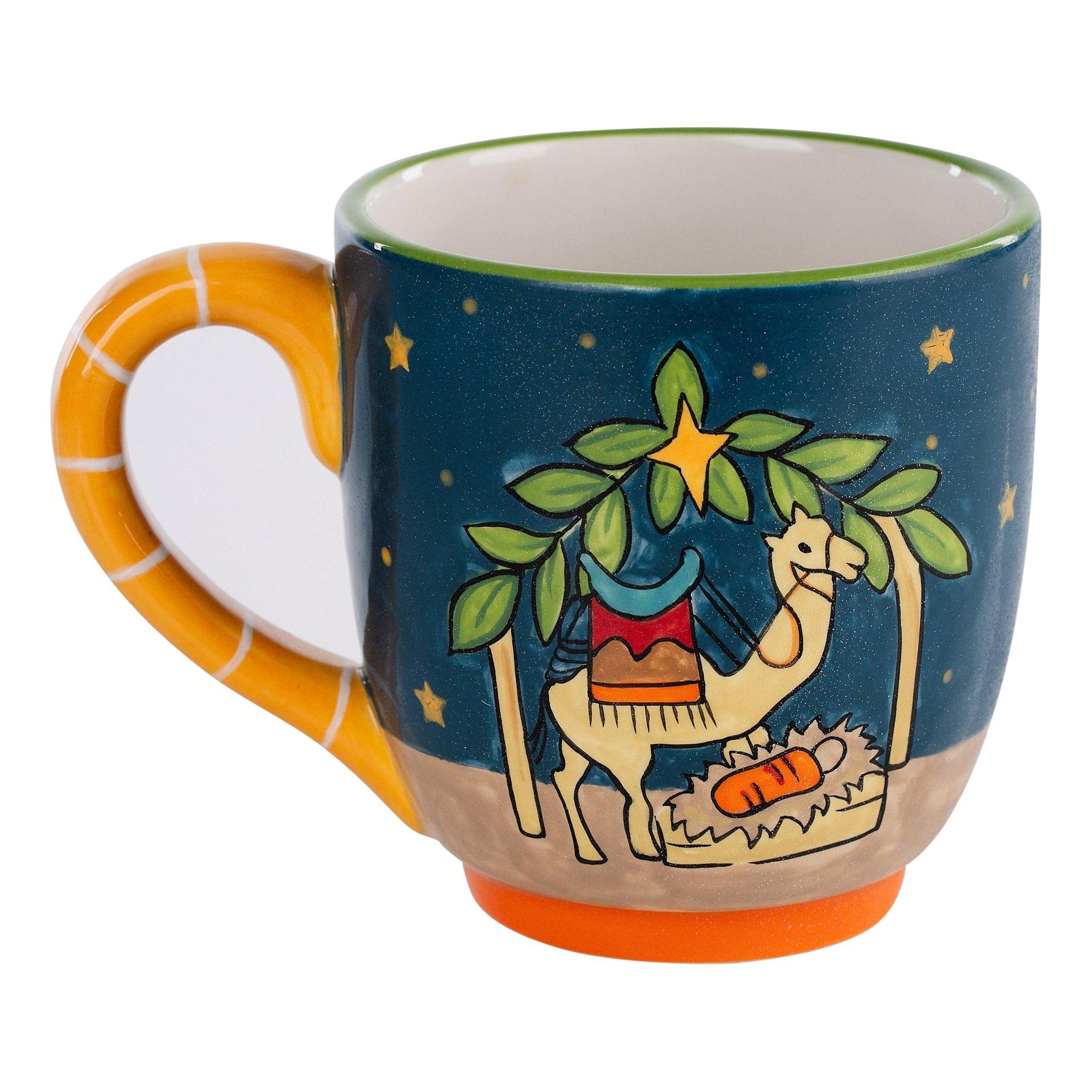 Glory Haus Manger With Camel Mug