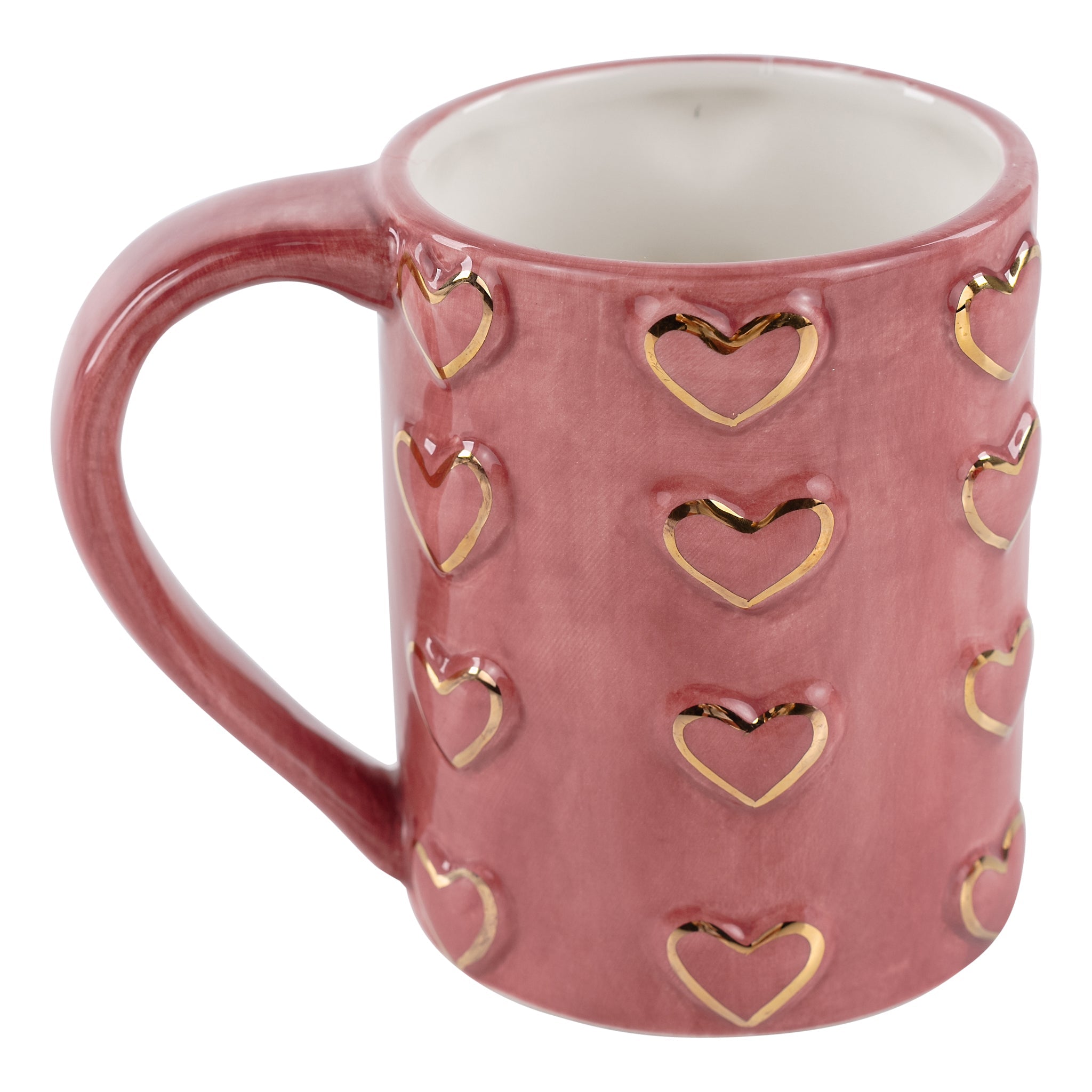 Glory Haus LOVE Red/Gold Heart Mug