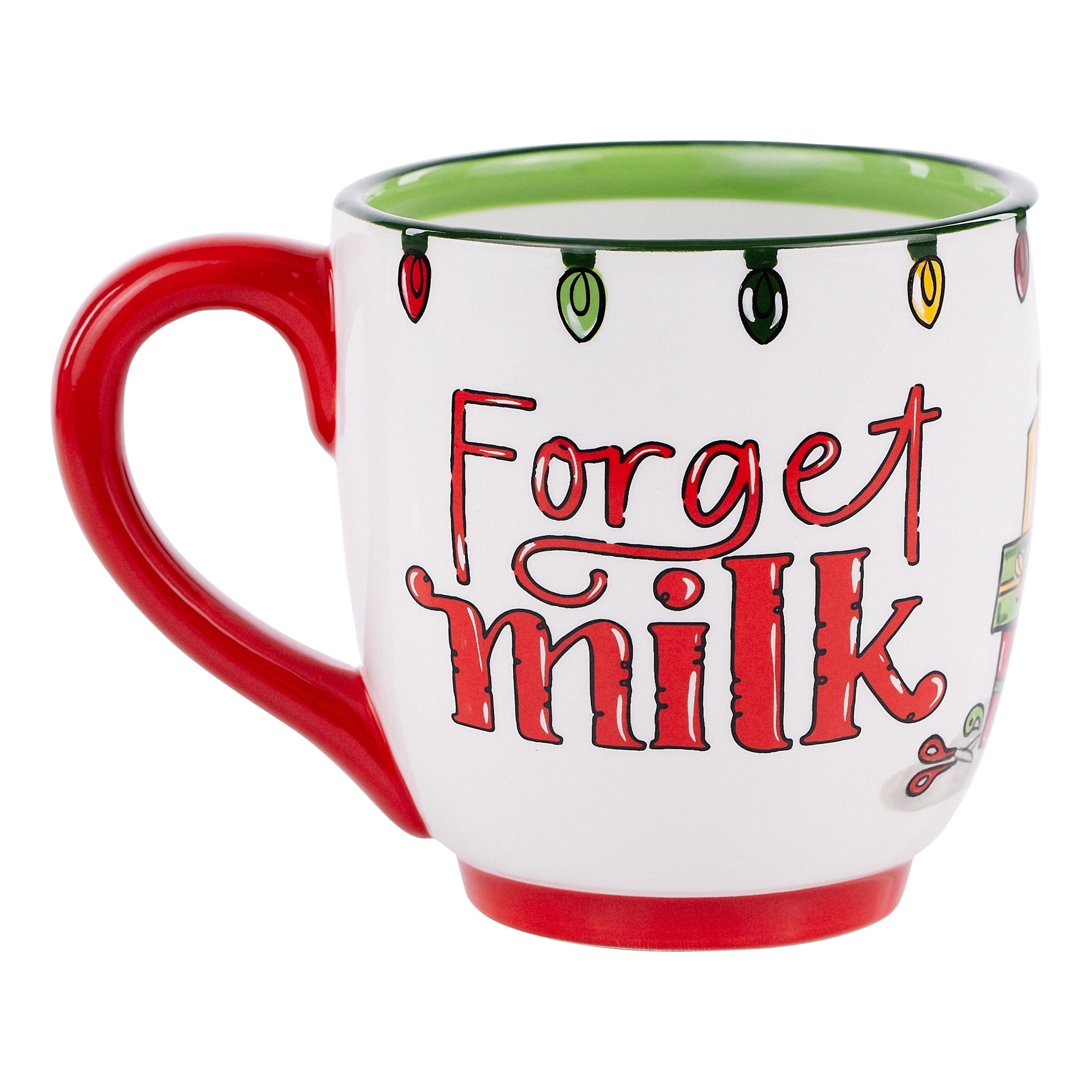 Glory Haus Forget Milk Santa Needs Coffee Mug