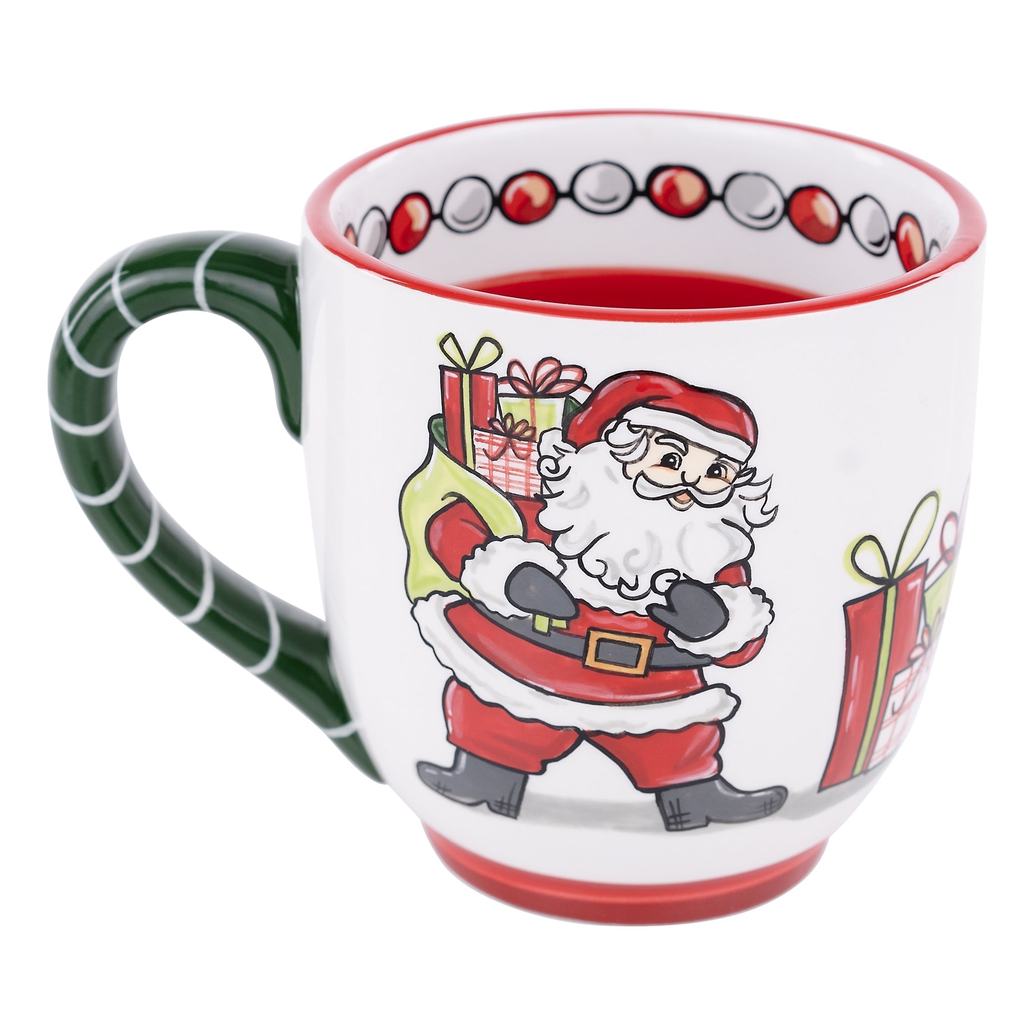 Glory Haus Merry Christmas Santa Presents Mug