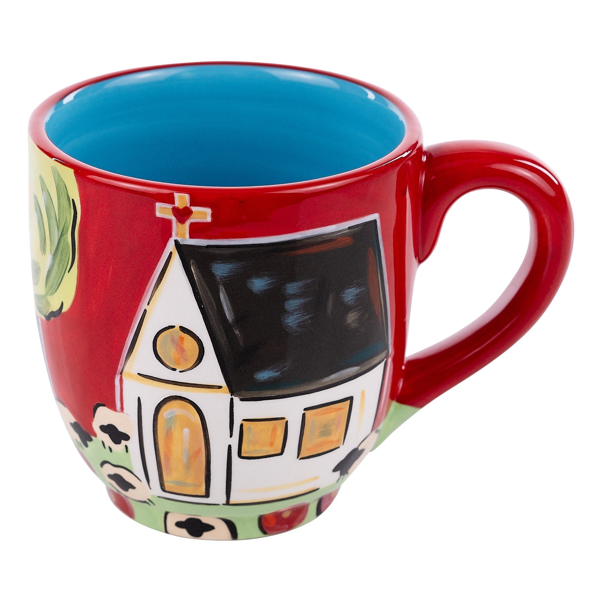 Glory Haus Red Church Mug