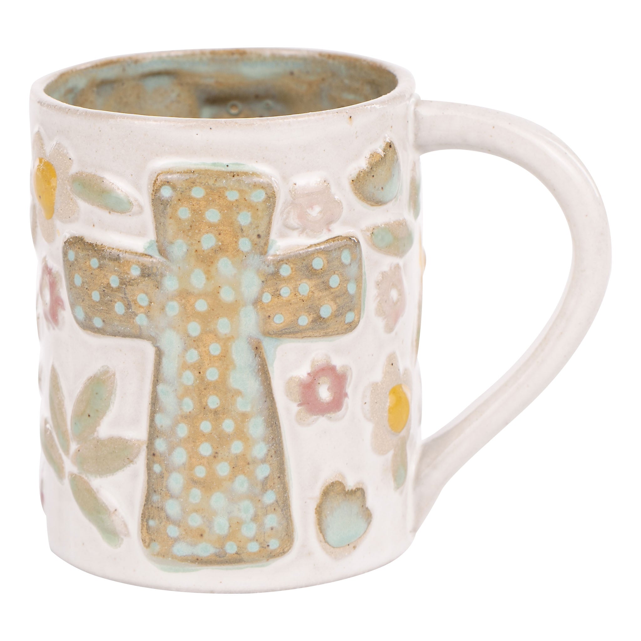 Glory Haus Cross and Flowers Mug