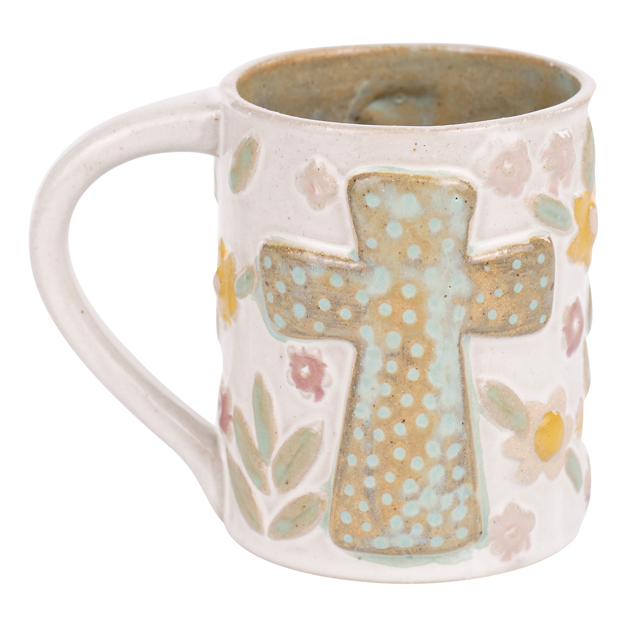 Glory Haus Cross and Flowers Mug