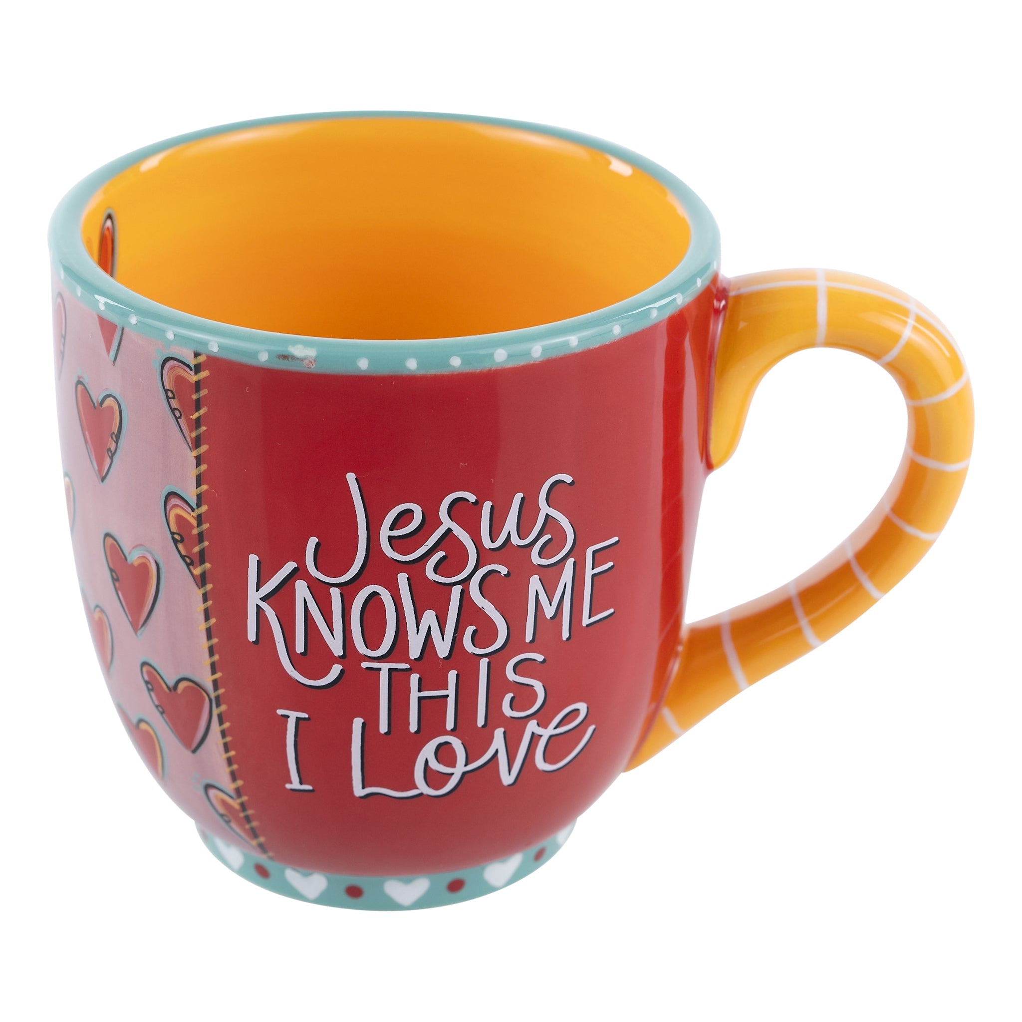 Glory Haus Jesus Knows Me This I Love Mug