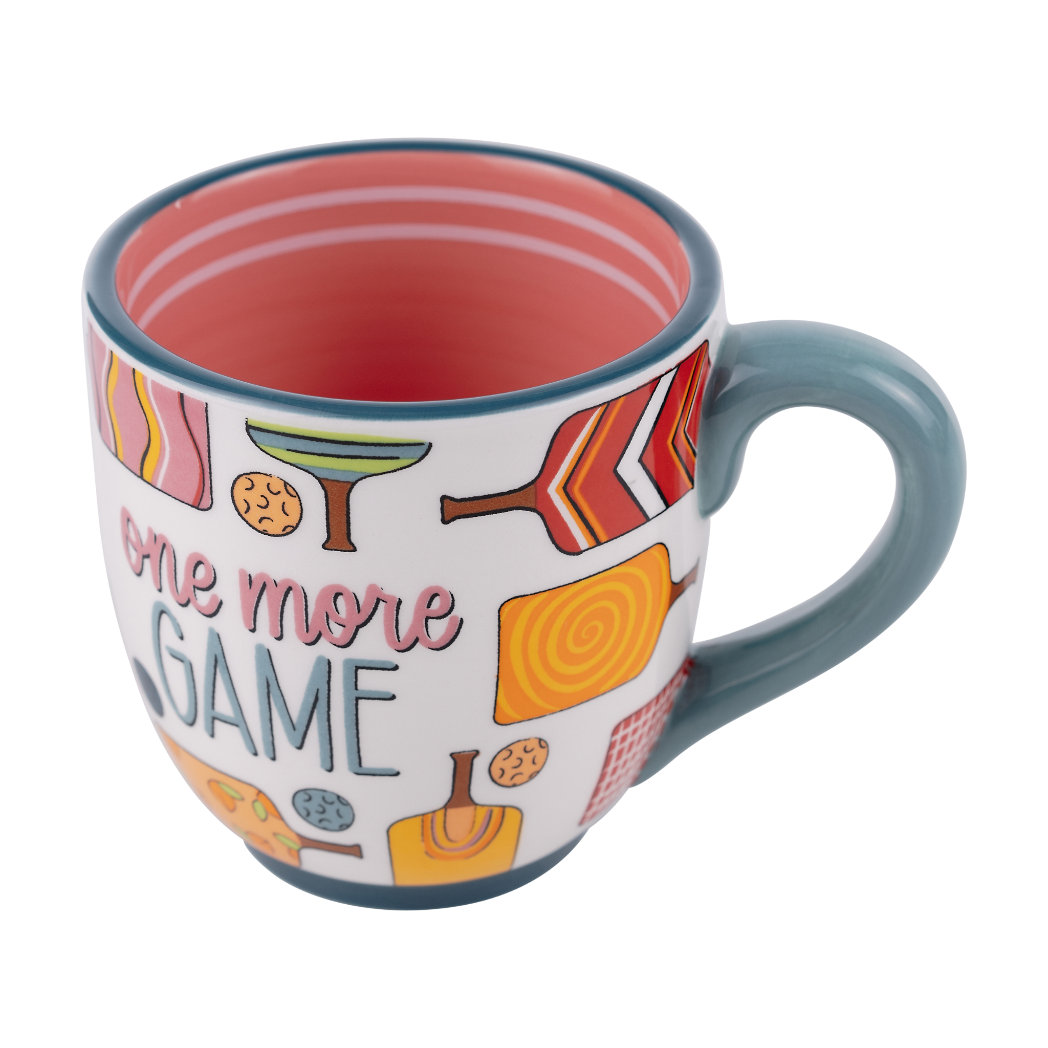 Glory Haus One More Game Pink Mug