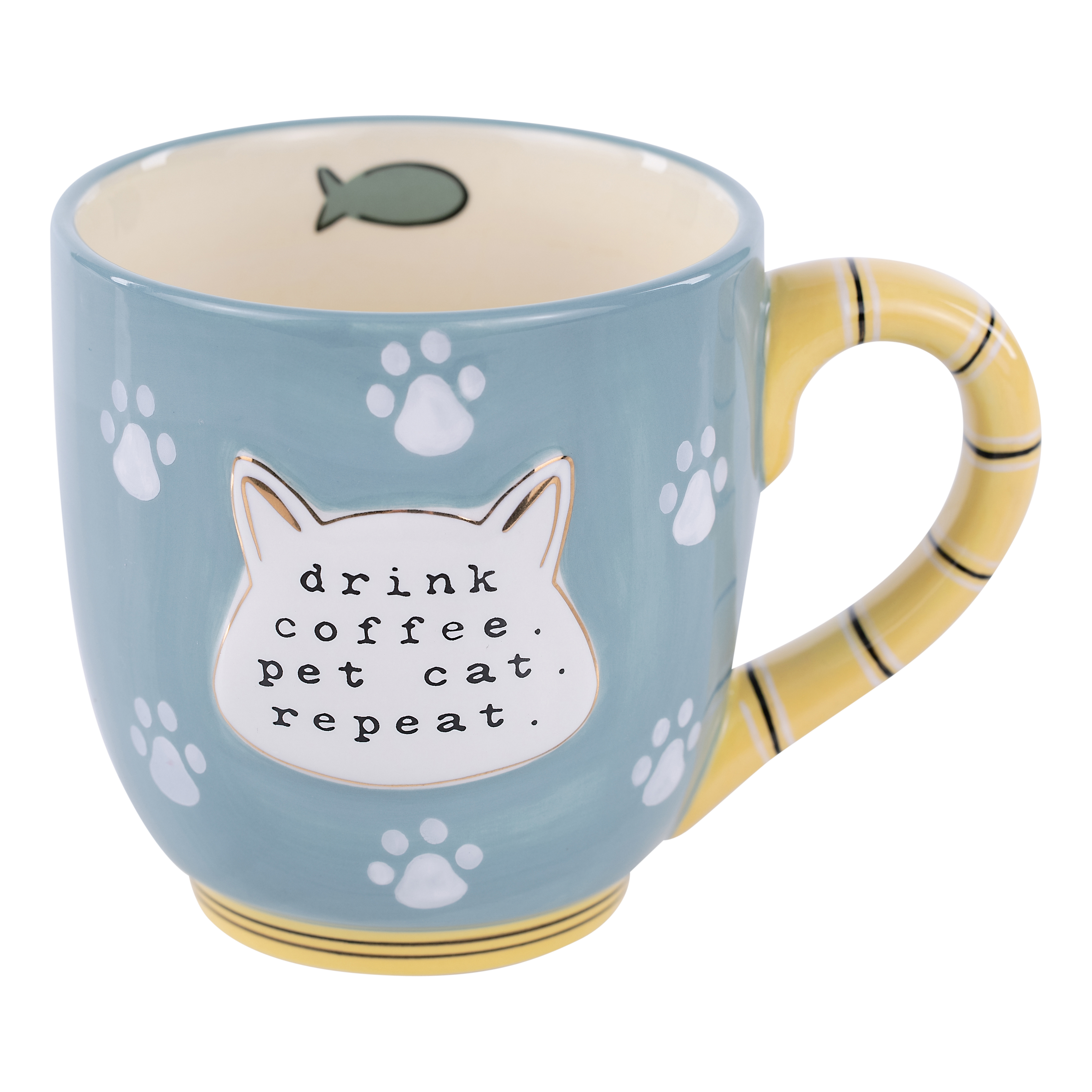 Glory Haus Drink Coffee Pet Cat Repeat Mug