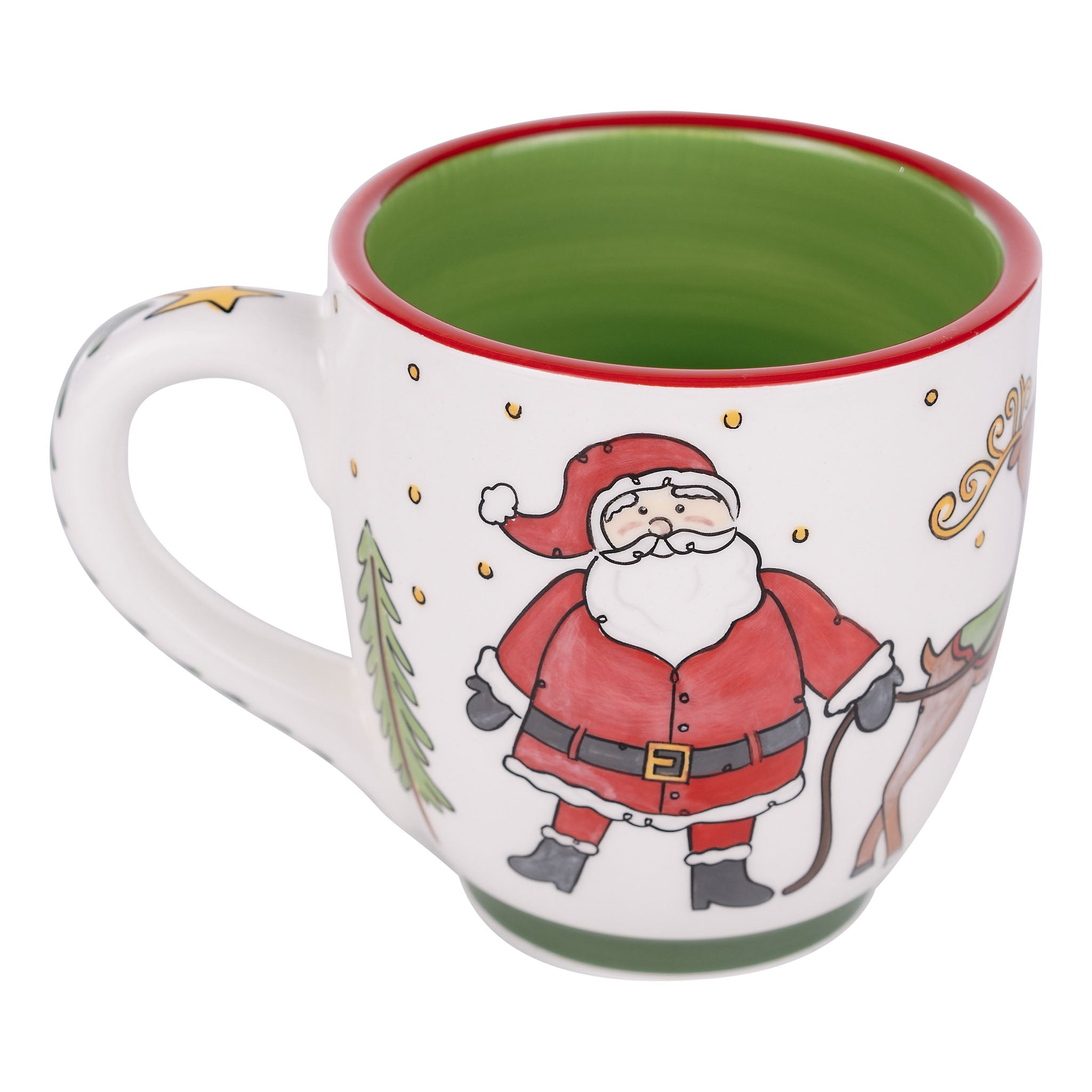 Glory Haus Santa Sleigh Scene Mug
