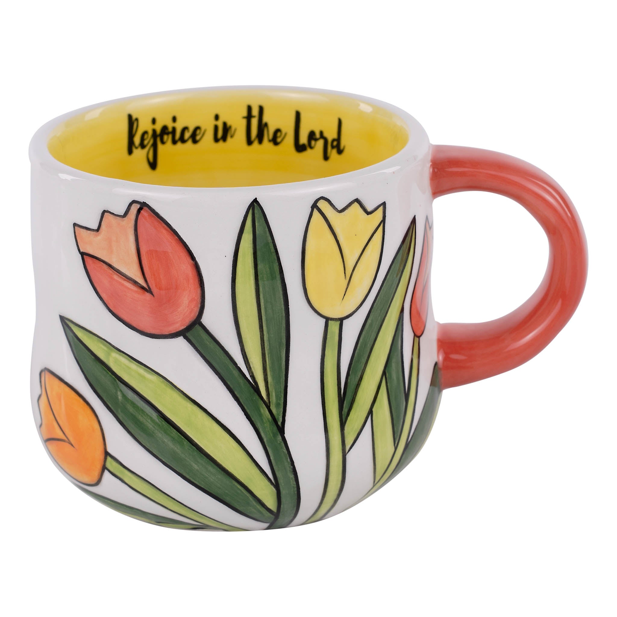 Glory Haus Rejoice In The Lord Tulips Mug