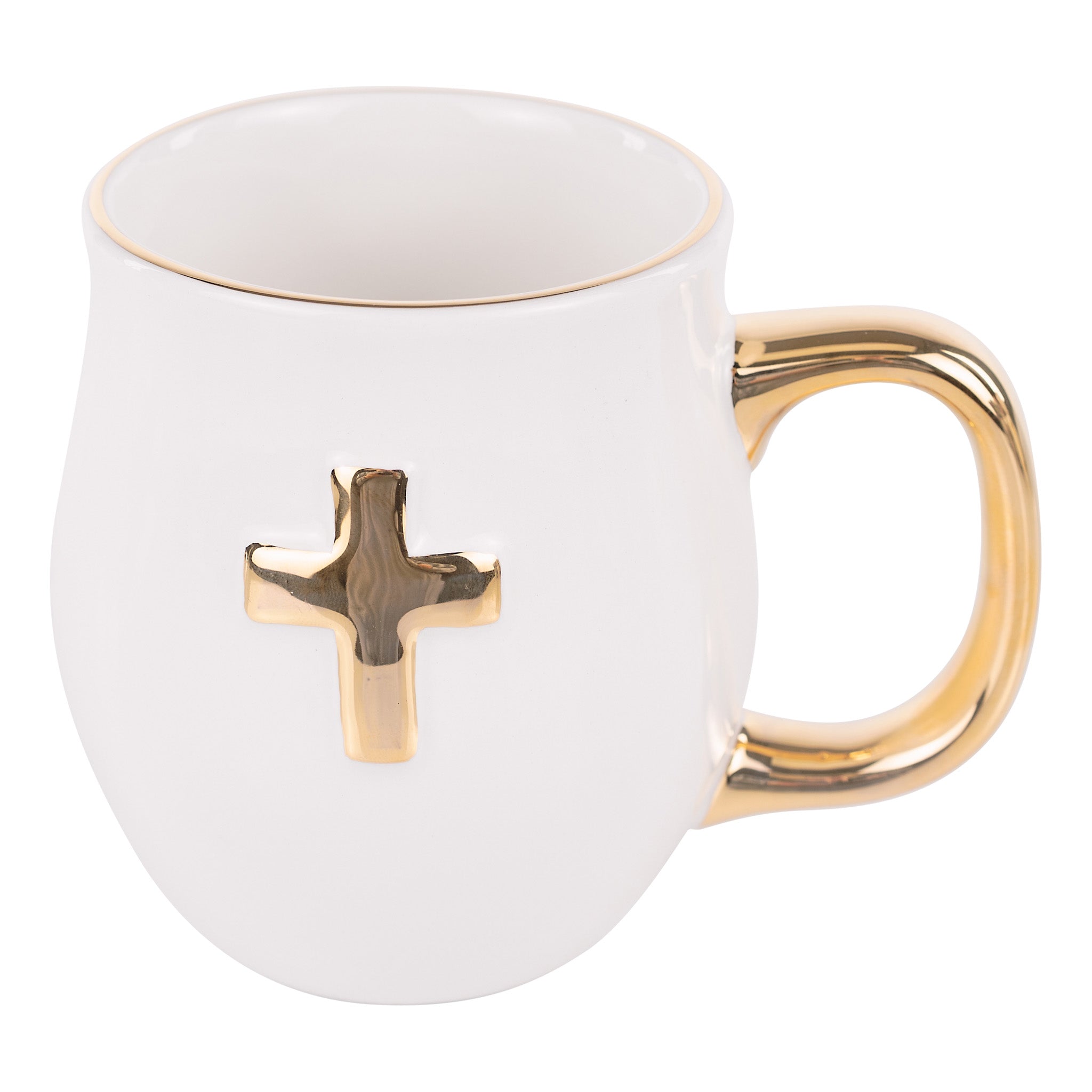 Glory Haus Gold Cross Mug