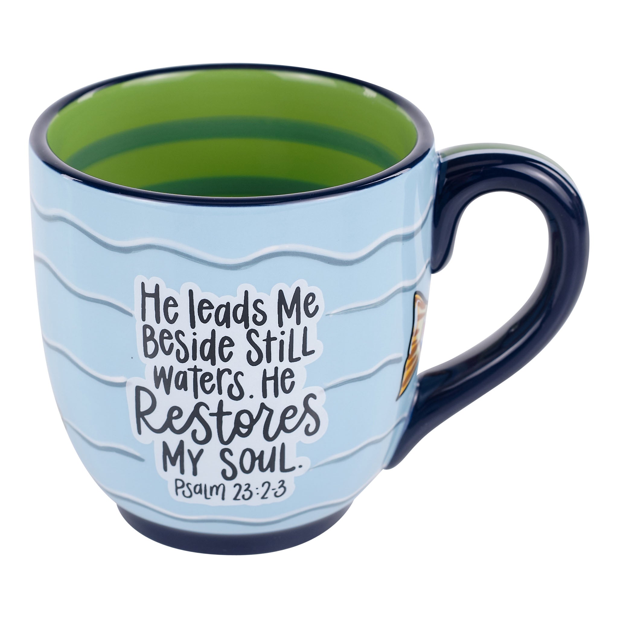 Glory Haus Leads Me Beside Still Waters Mug