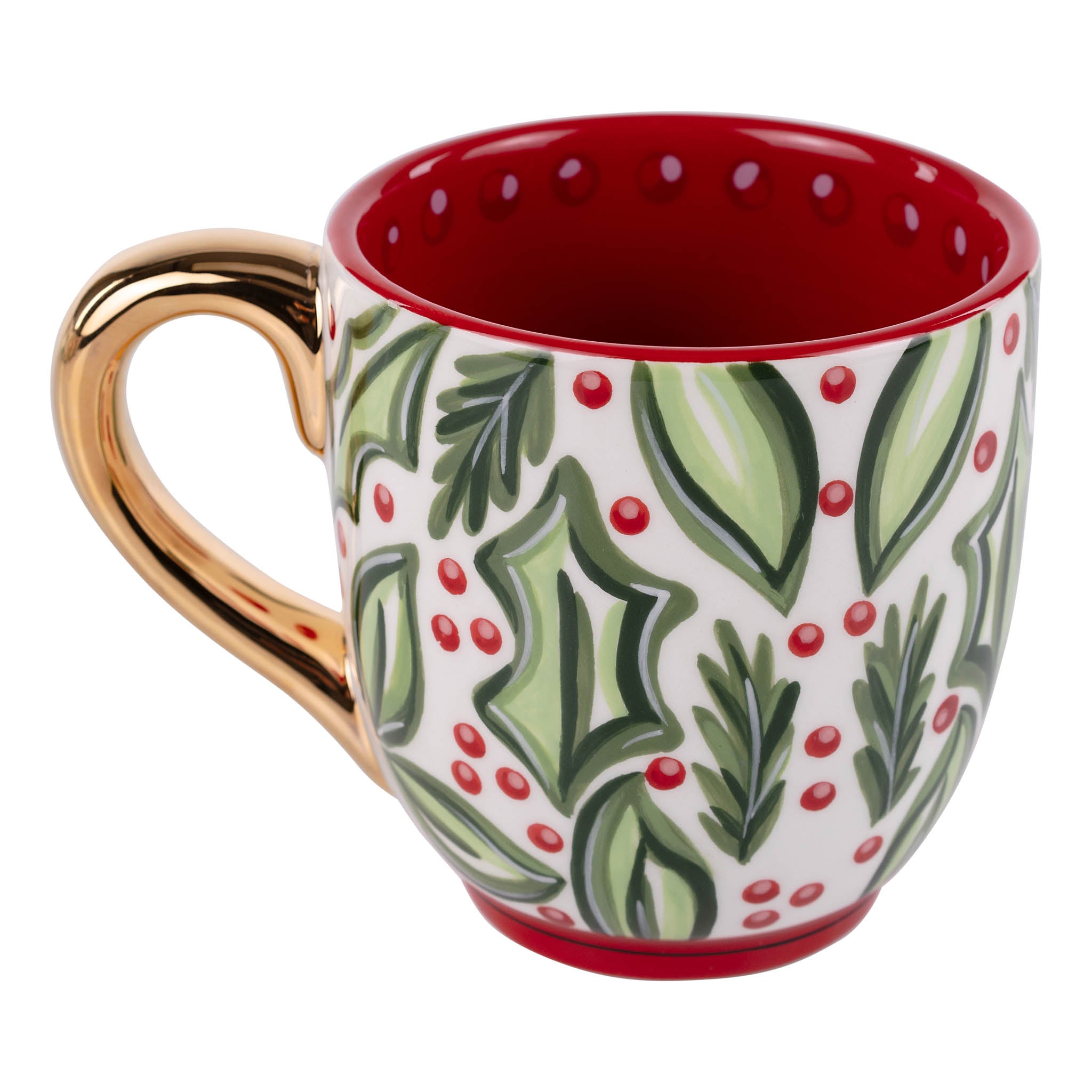 Glory Haus Merry Christmas Holly Mug