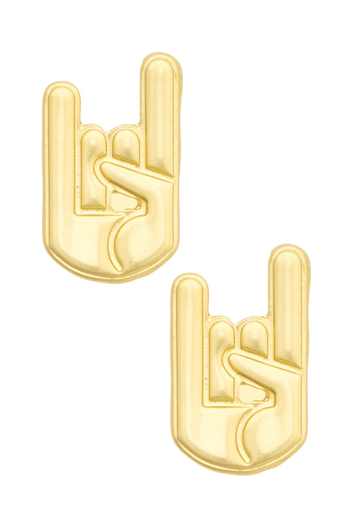 Texas Longhorns 24K Stamped Logo Stud Earrings