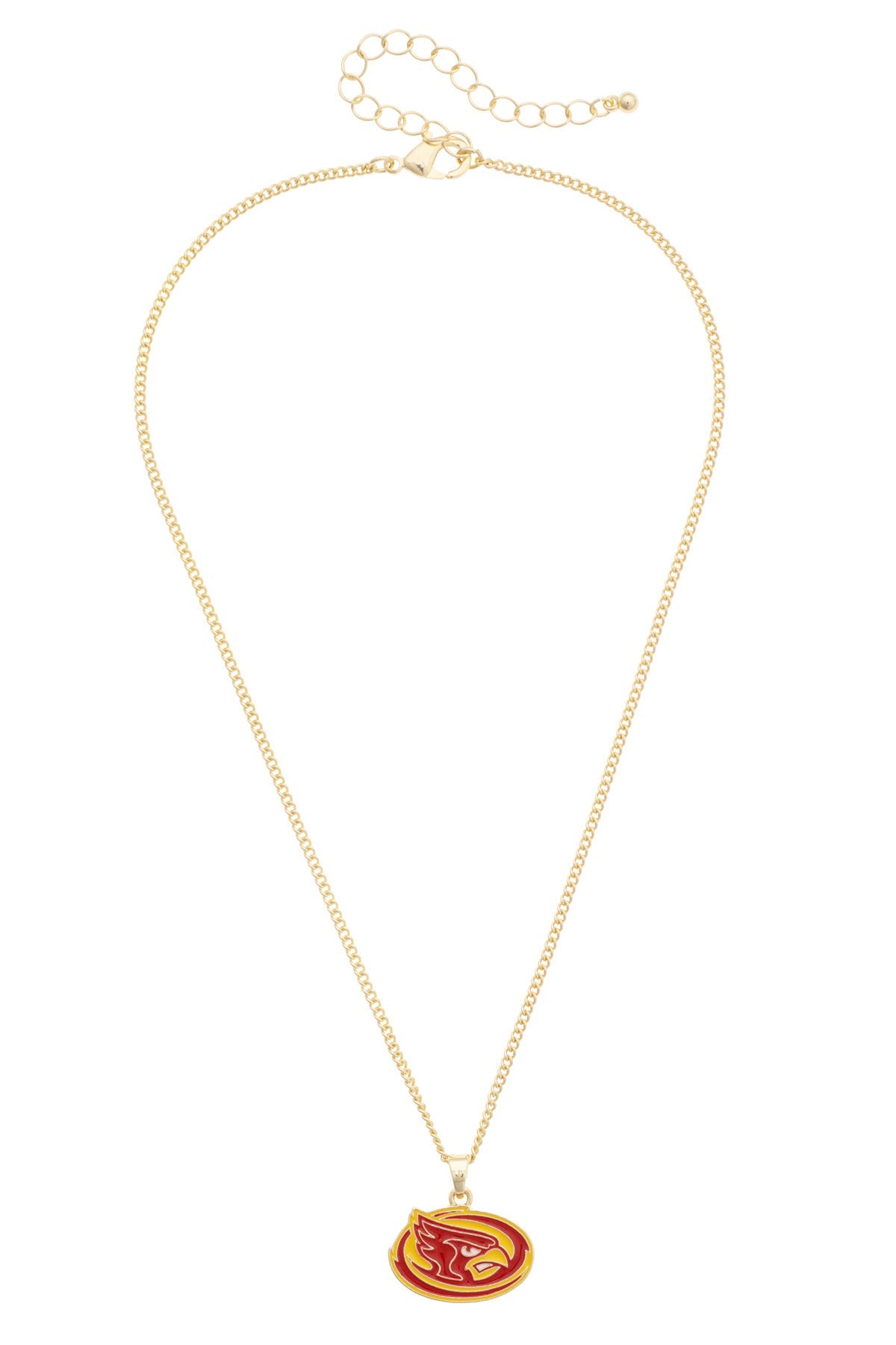 Iowa State Cyclones Enamel Icon Necklace