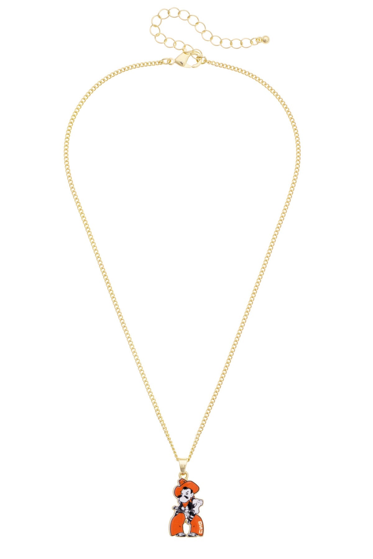 Oklahoma State Cowboys Enamel Icon Necklace