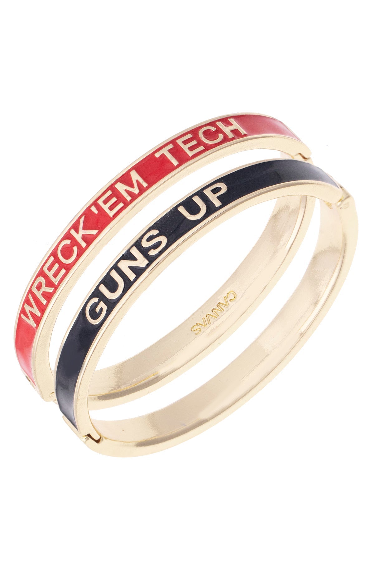 Texas Tech Red Raiders Skinny Enamel Hinge Bangle