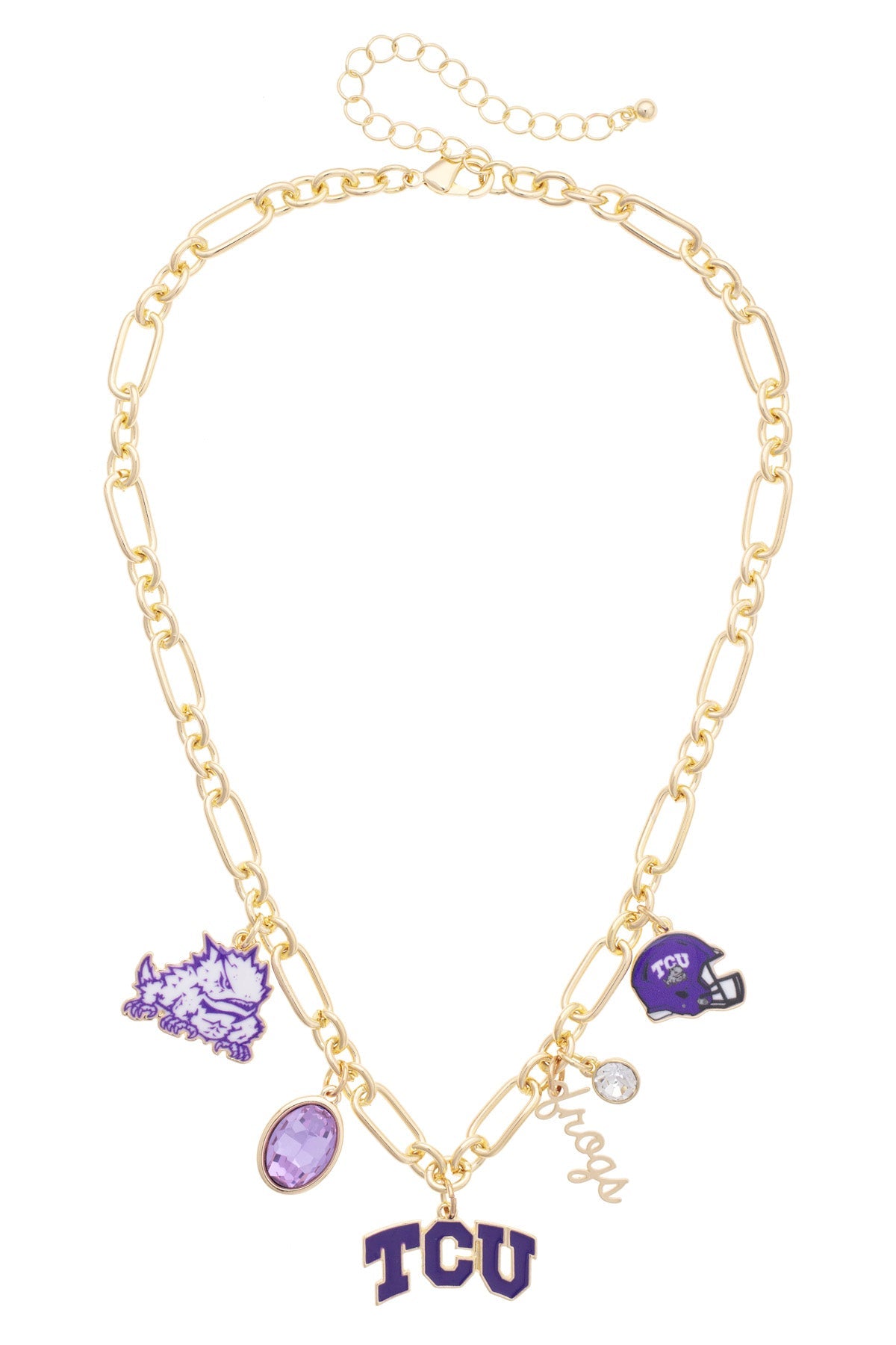 TCU Horned Frogs Gameday Charm Necklace