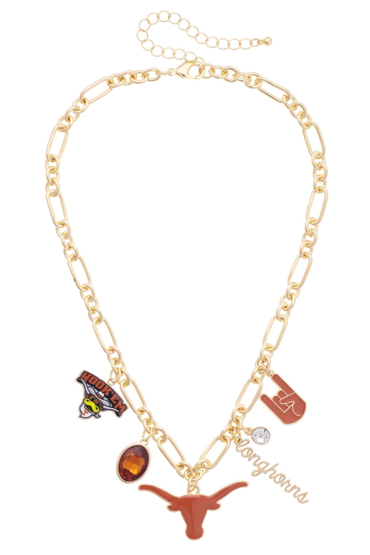 Texas Longhorns Gameday Charm Necklace