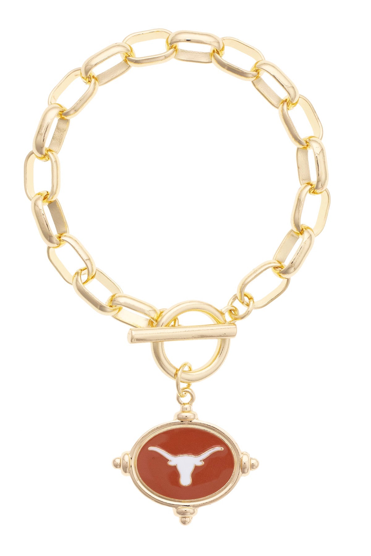 Texas Longhorns Logo Intaglio Bracelet