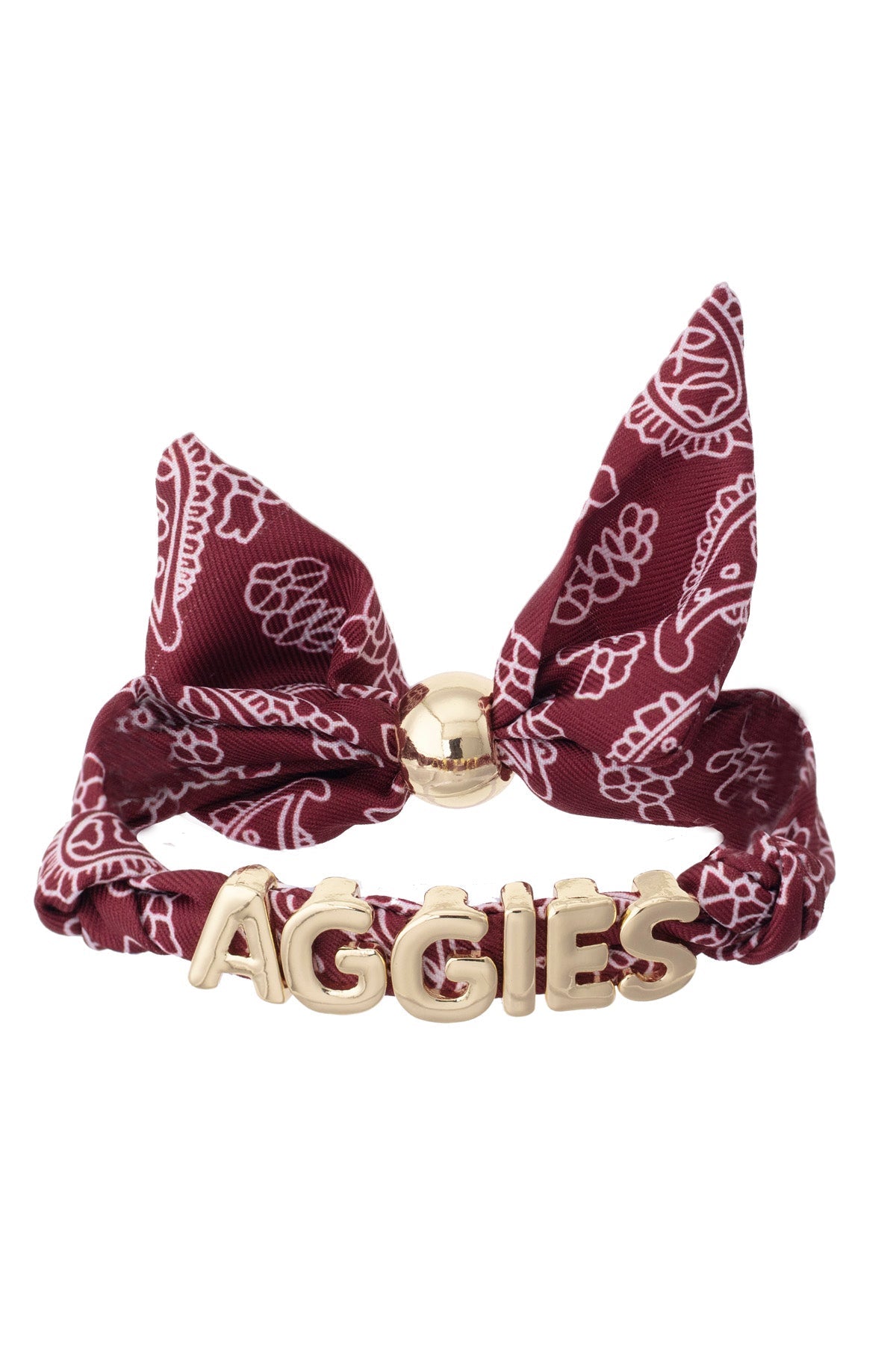 Texas A&M Aggies Bandana Slider Bracelet