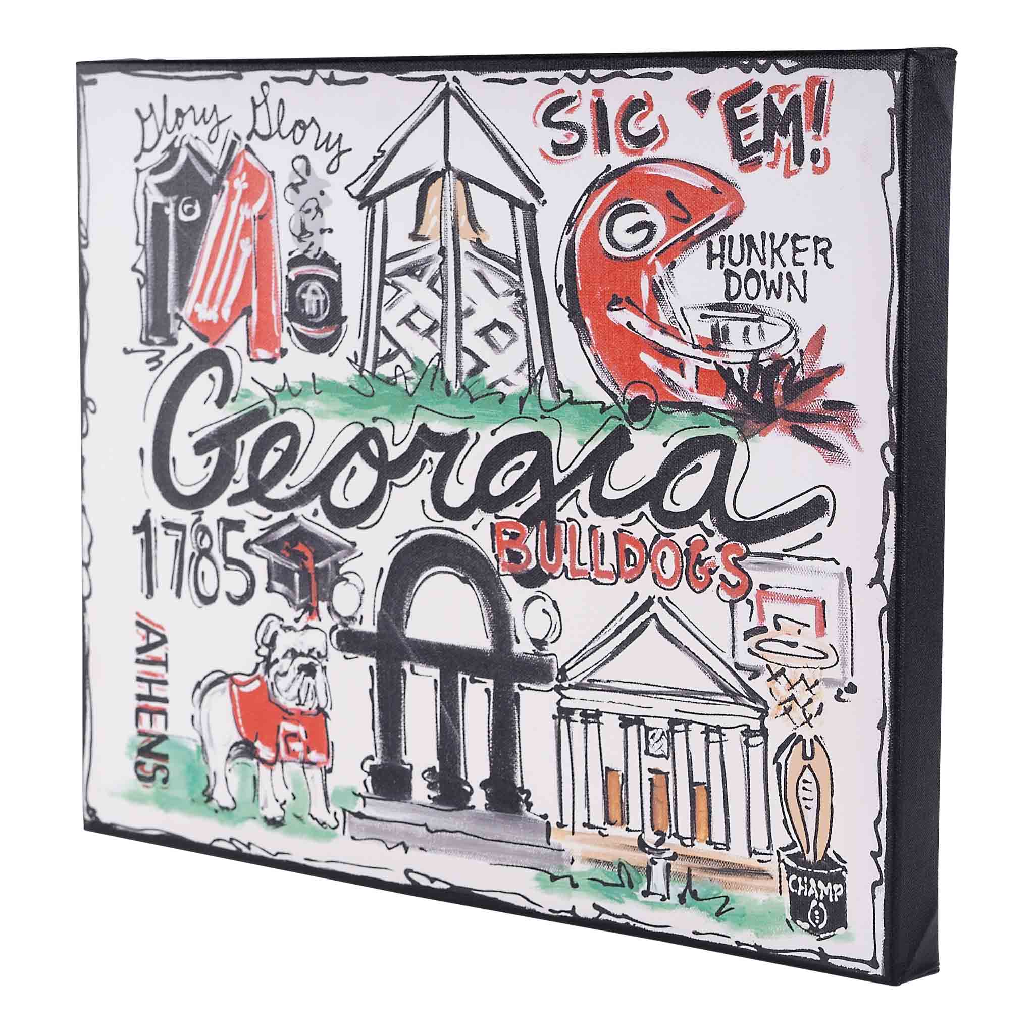 UGA Landmark Canvas