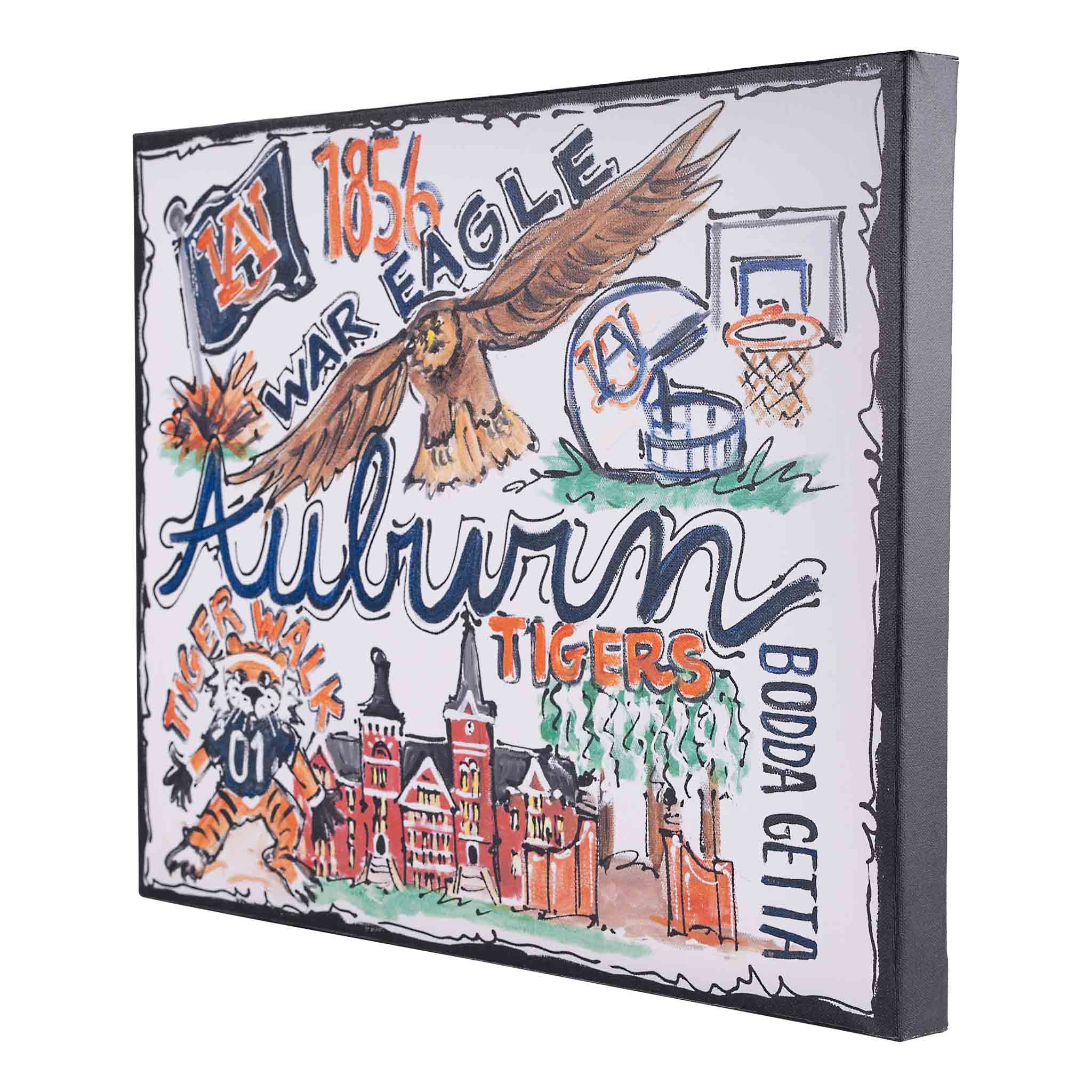 Auburn Landmark Canvas