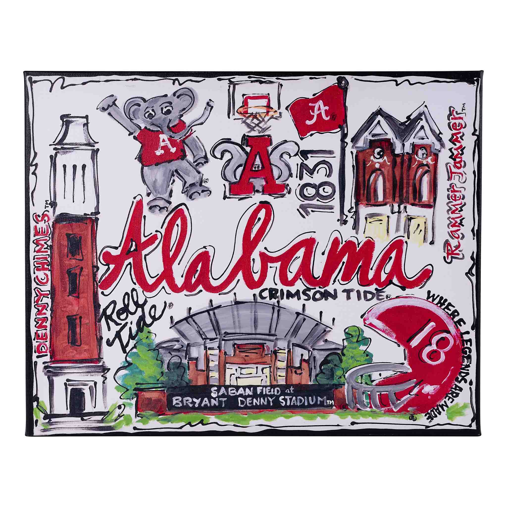 Alabama Landmark Canvas