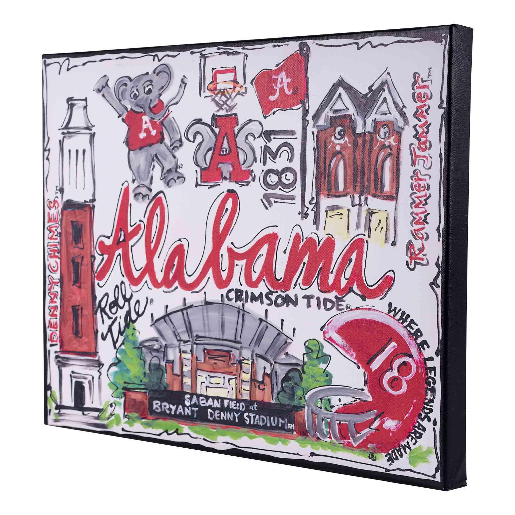 Alabama Landmark Canvas