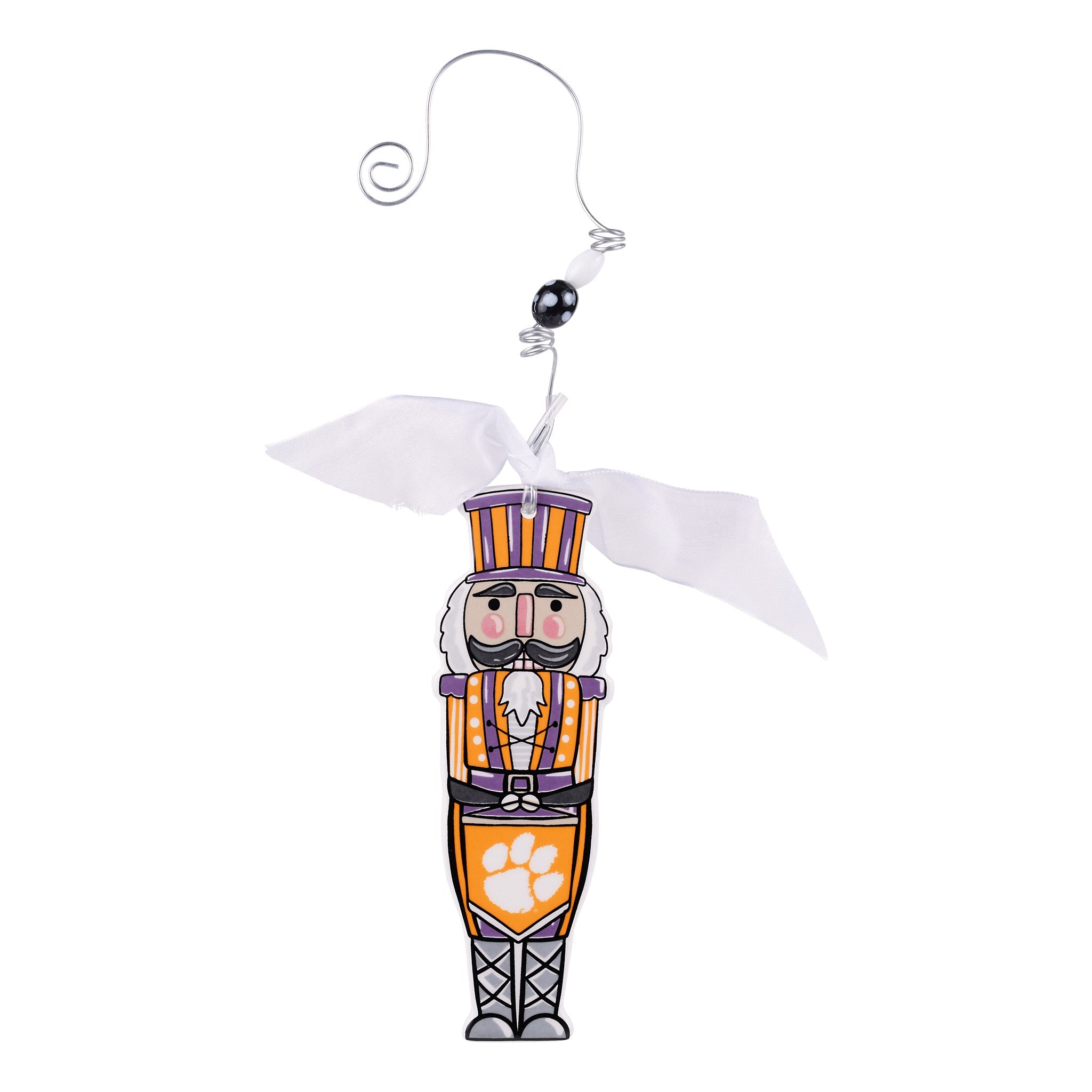 Clemson Nutcracker Flat Ornament