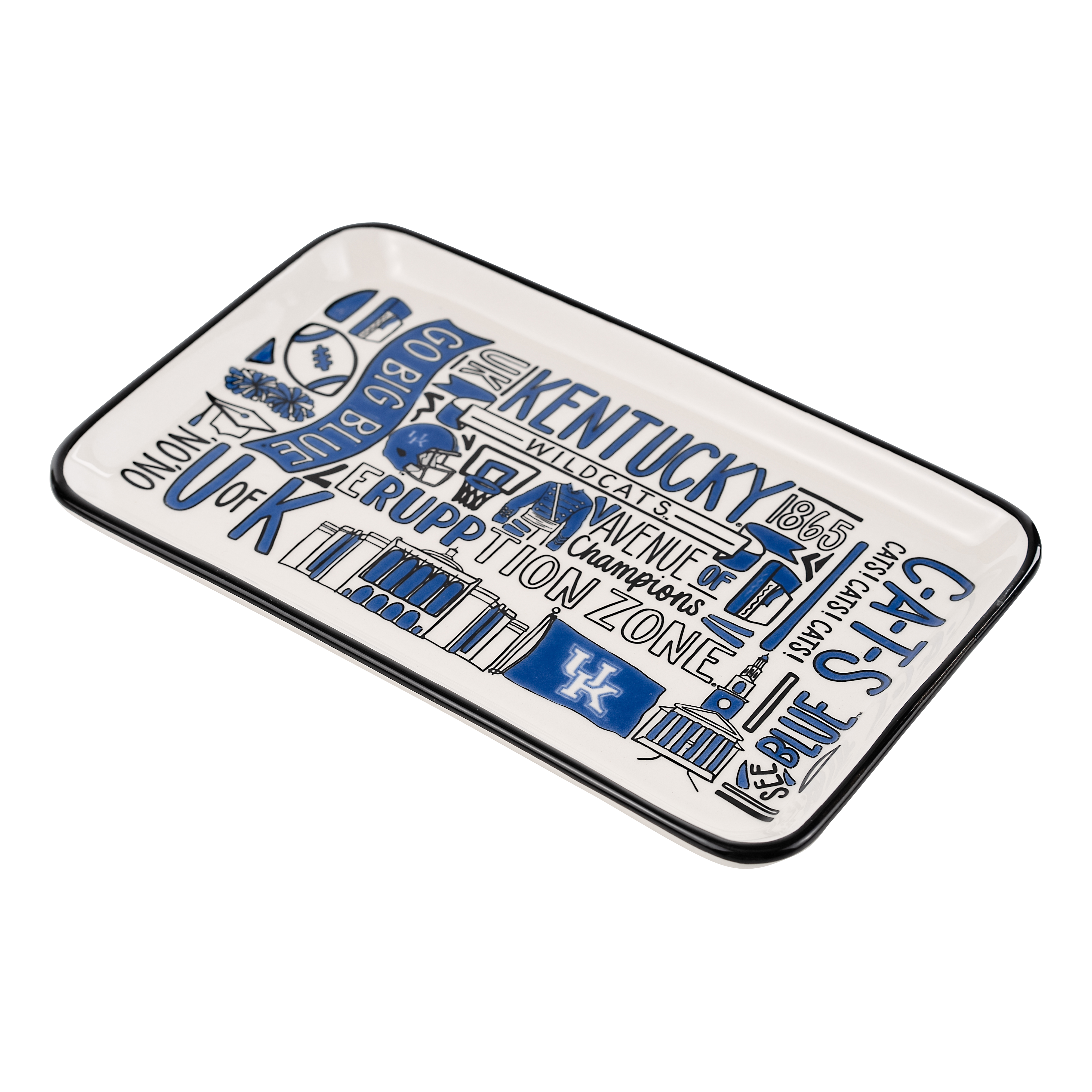 Kentucky Collage Trinket Tray