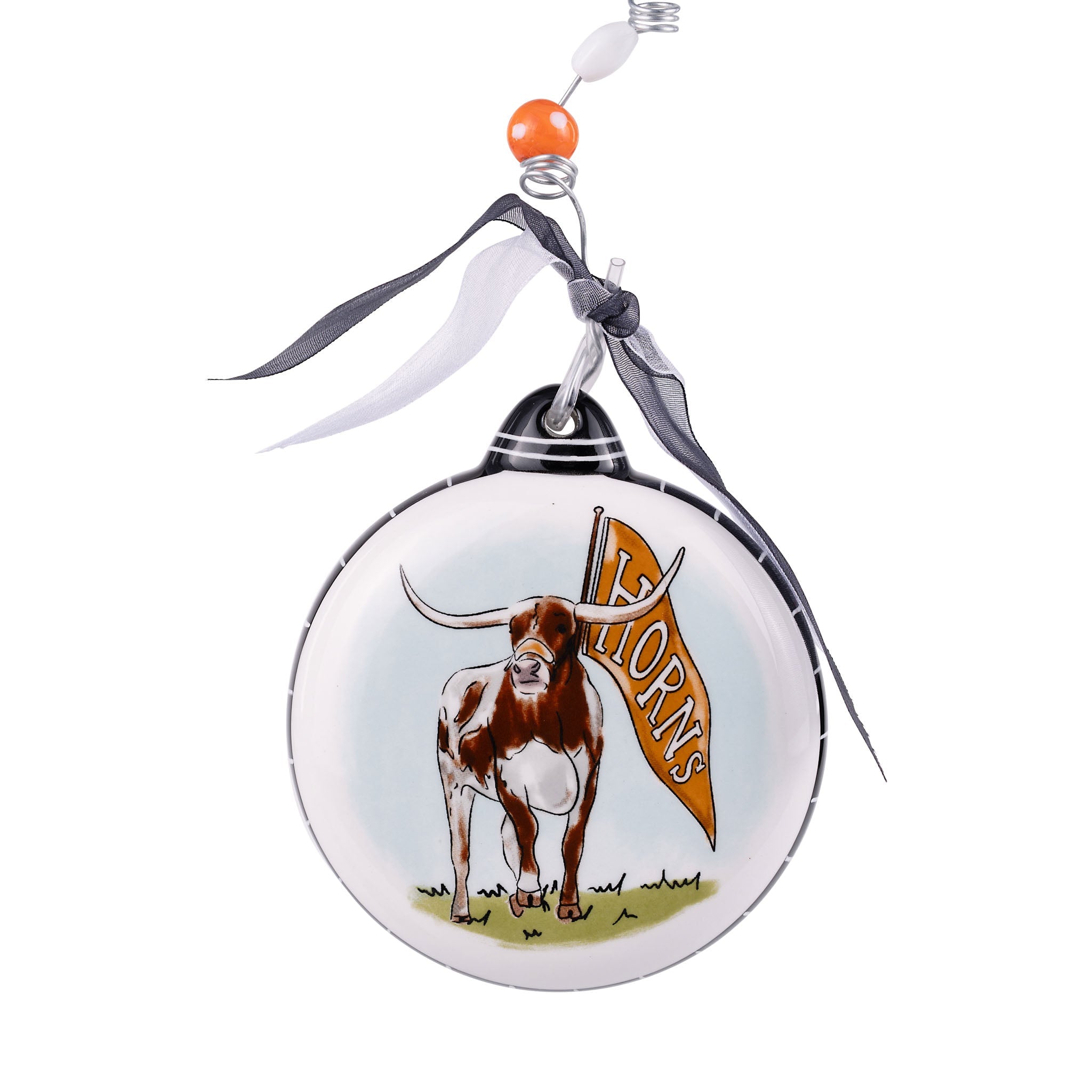 Texas Mascot Puff Ornament