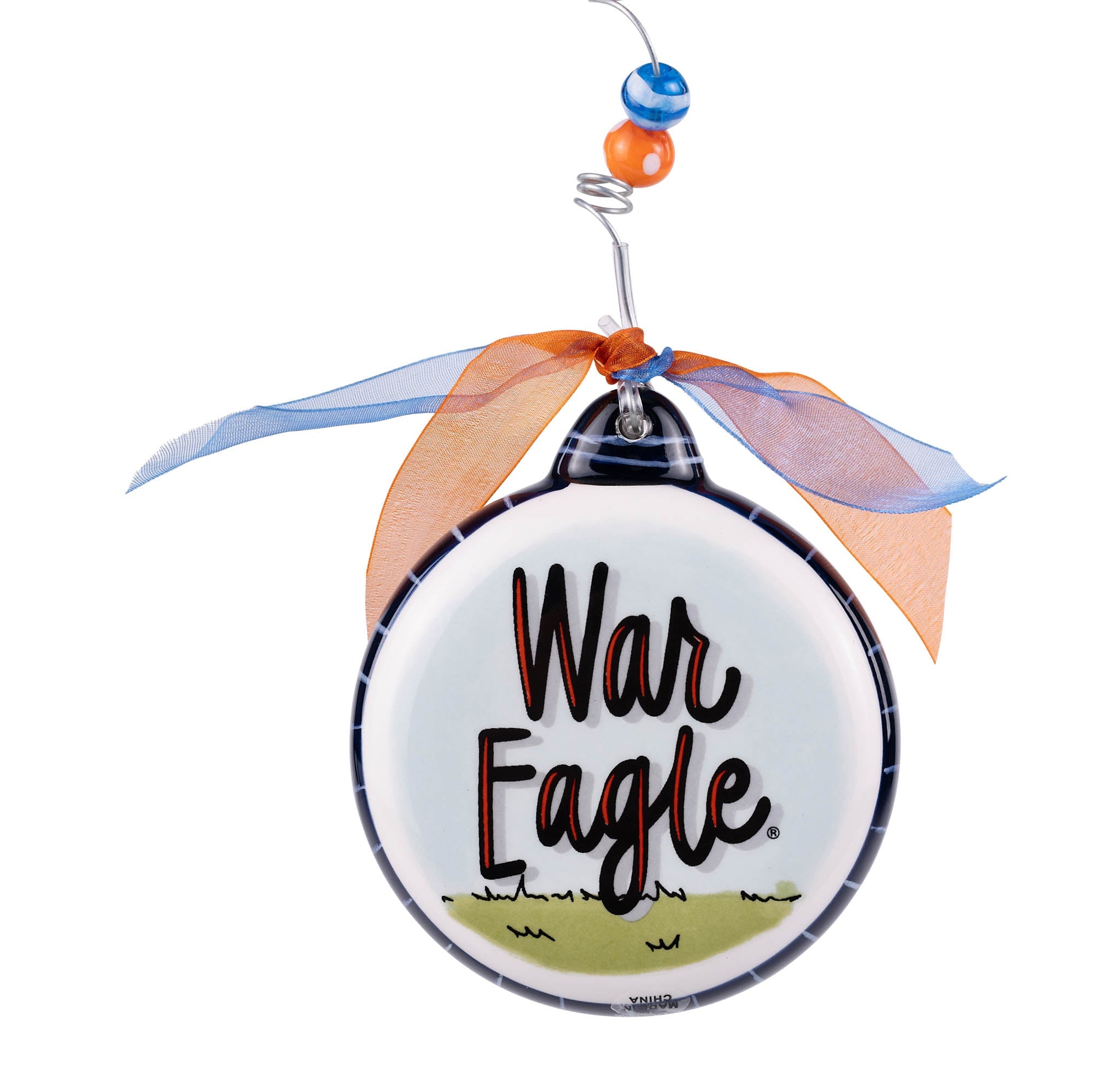 Auburn Mascot Puff Ornament