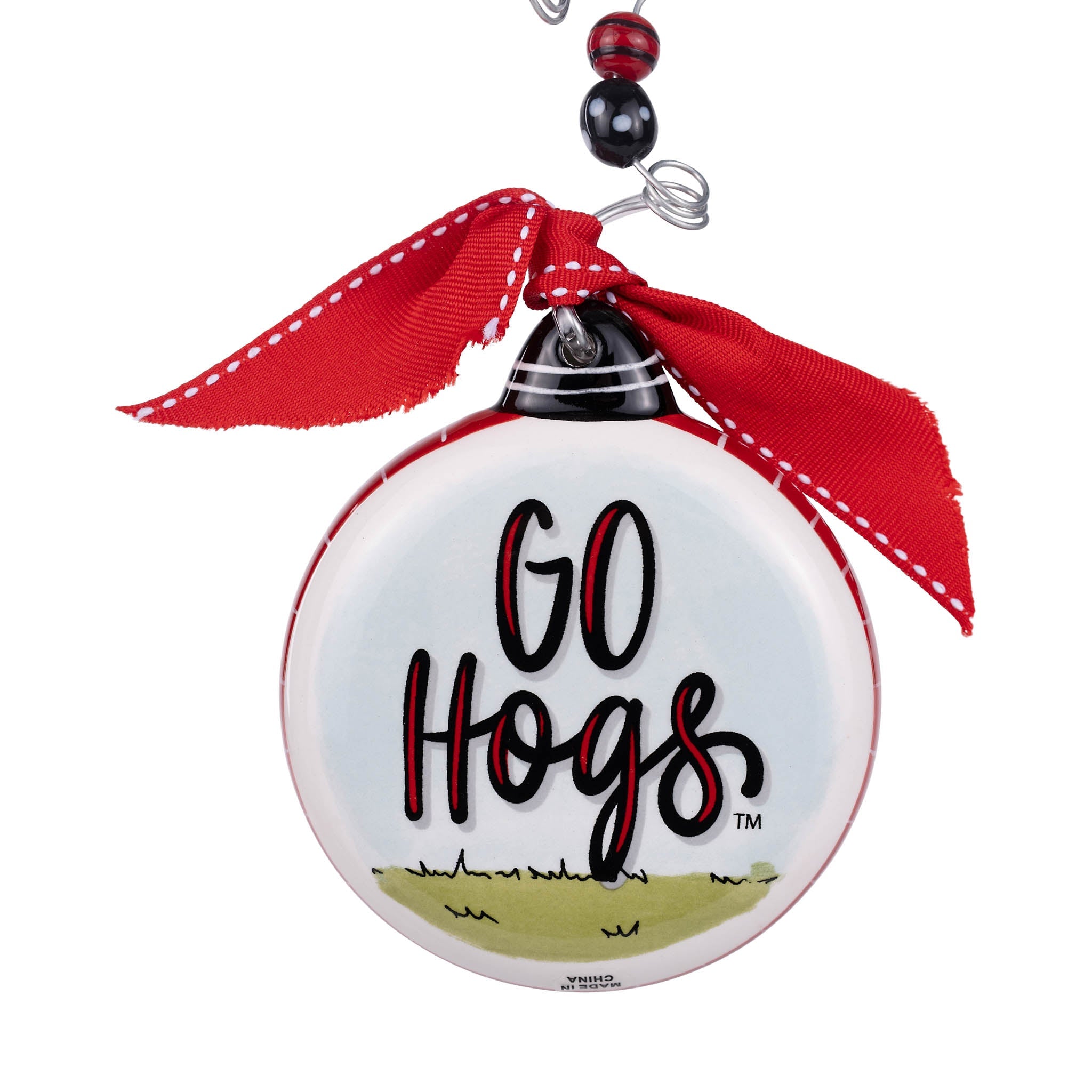 Arkansas Mascot Puff Ornament