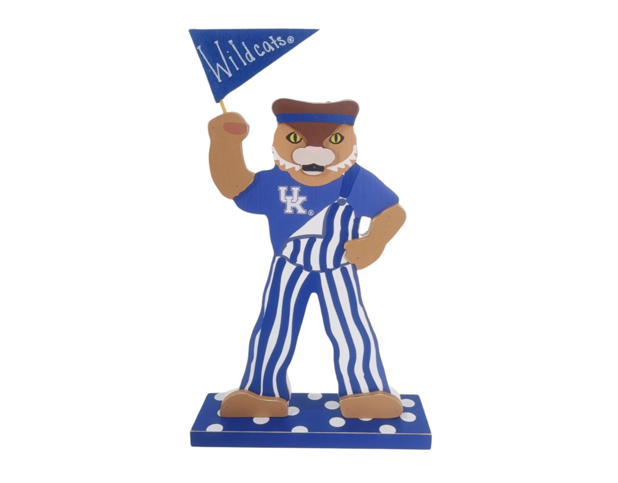Wildcat Mascot Wooden Tabletop
