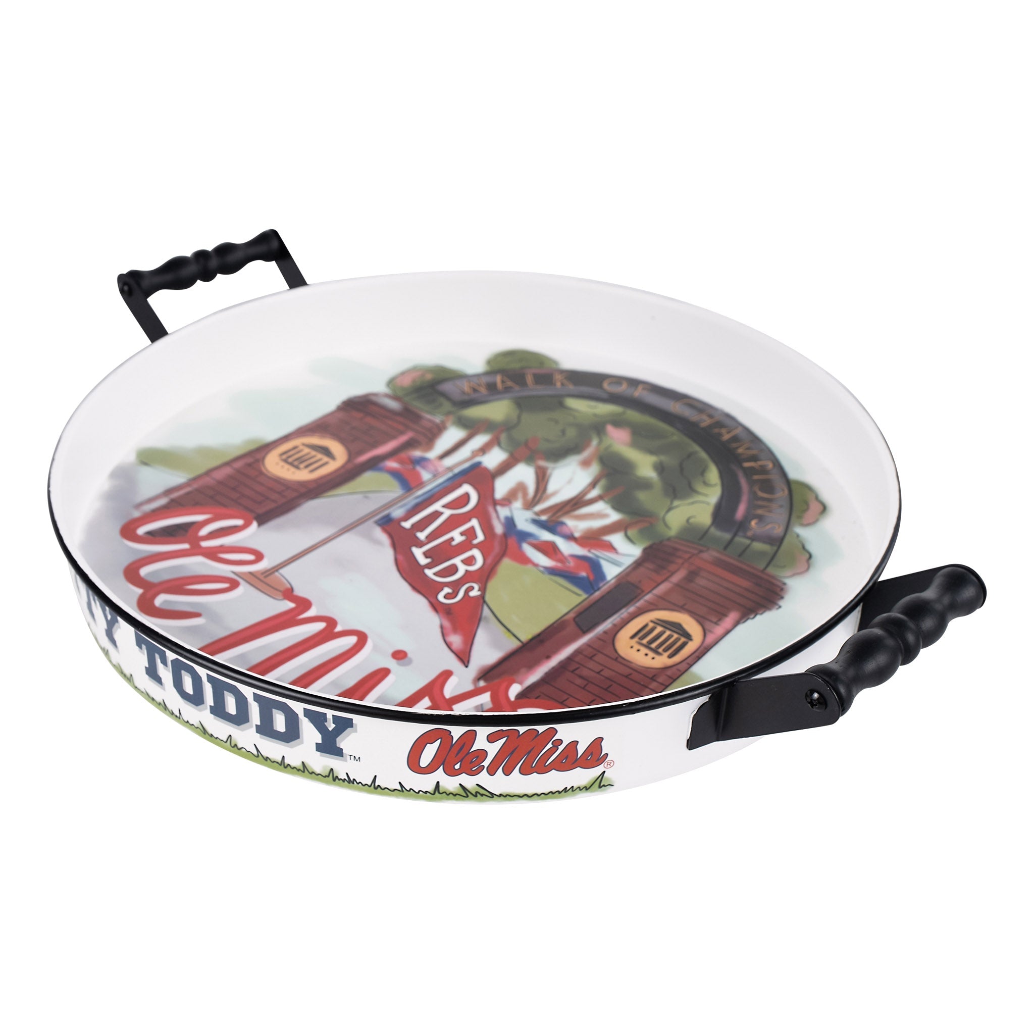 Ole Miss  Mascot Enamel Tray