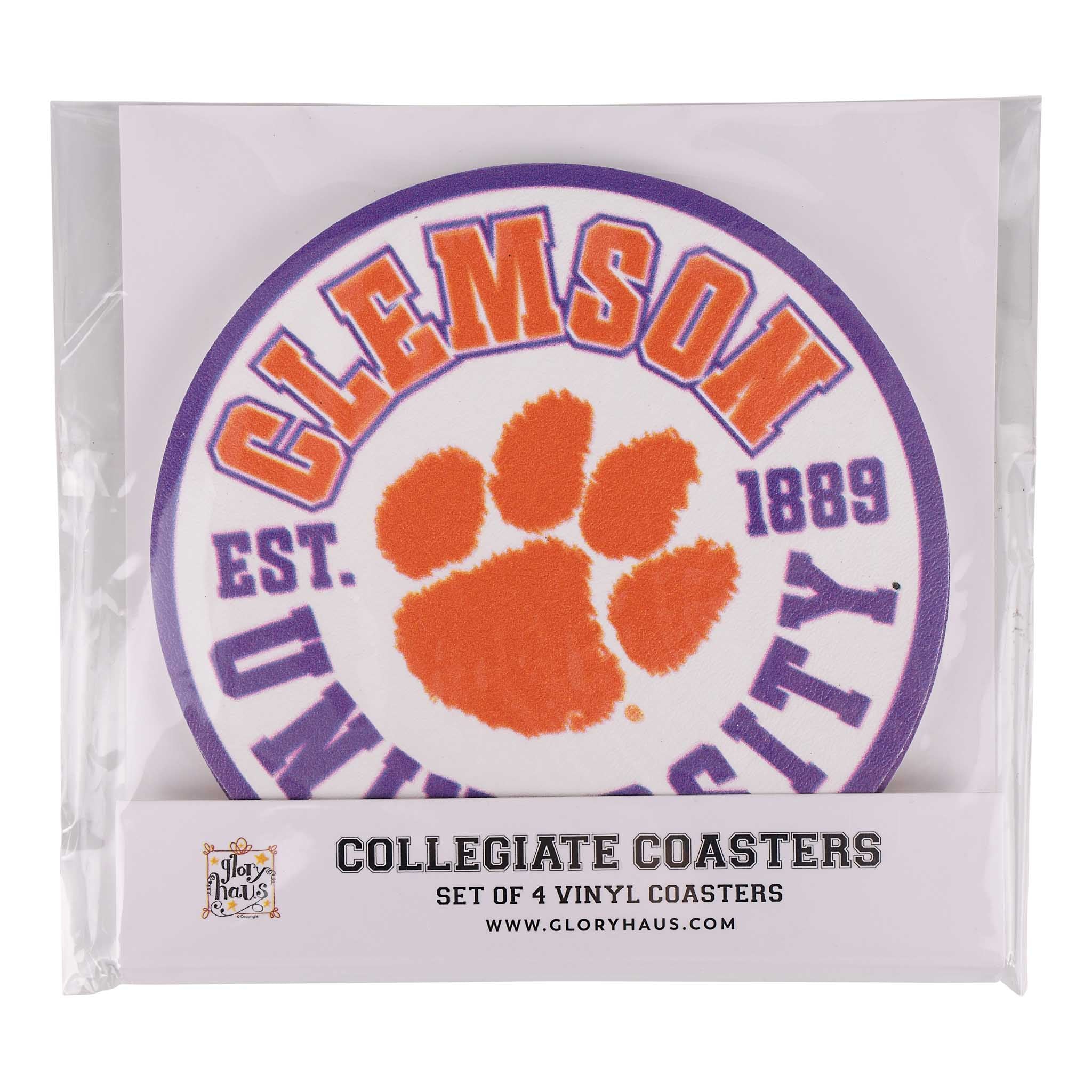 Clemson Retro Placemat Set/4