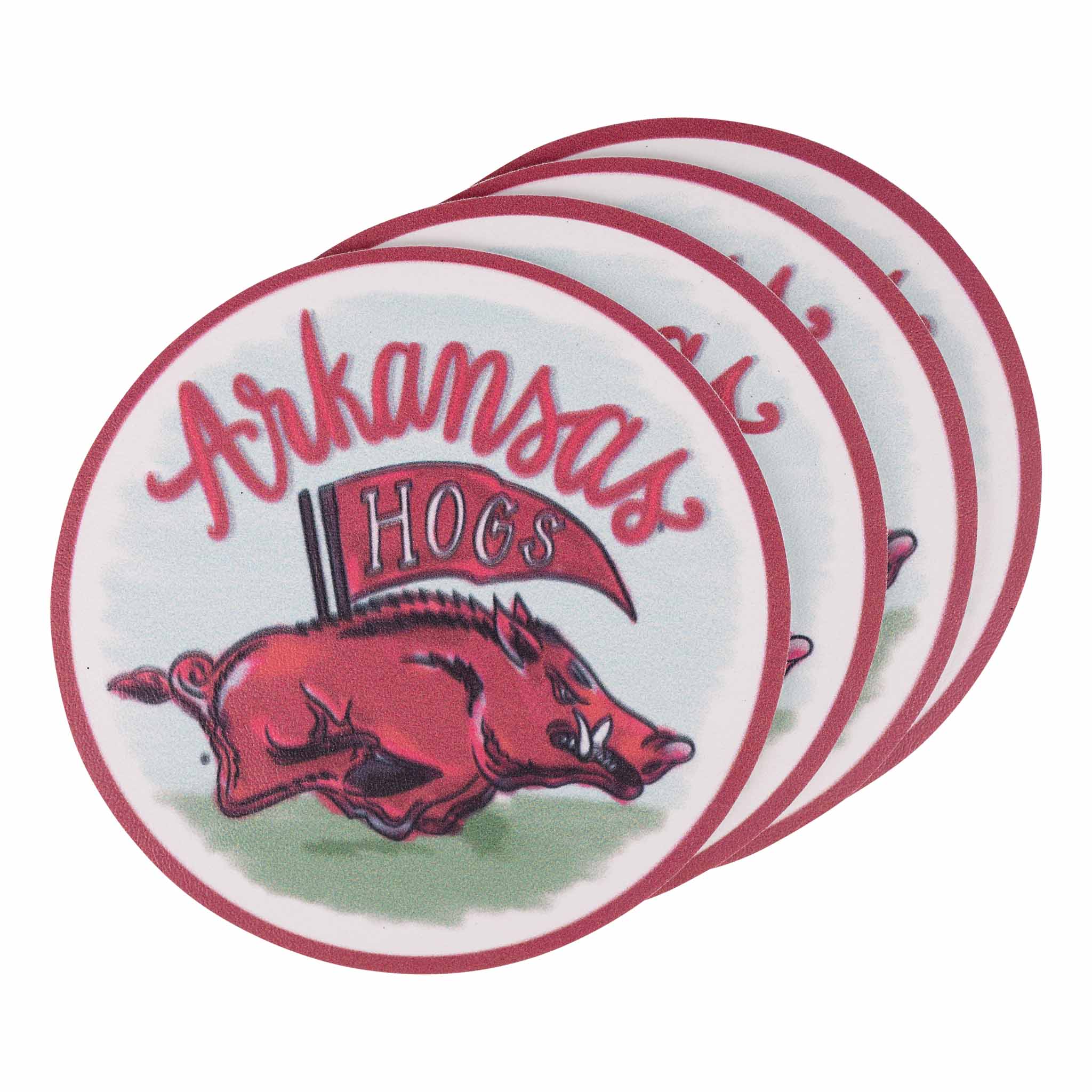 Arkansas Mascot Coaster Set/4