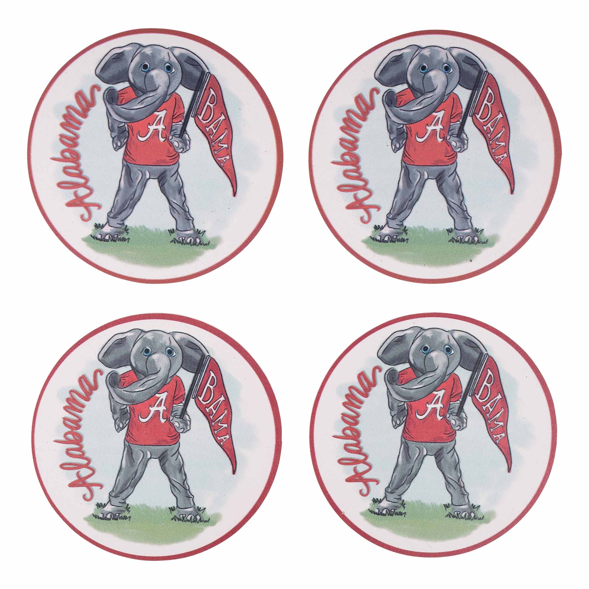 Alabama Mascot Coaster Set/4