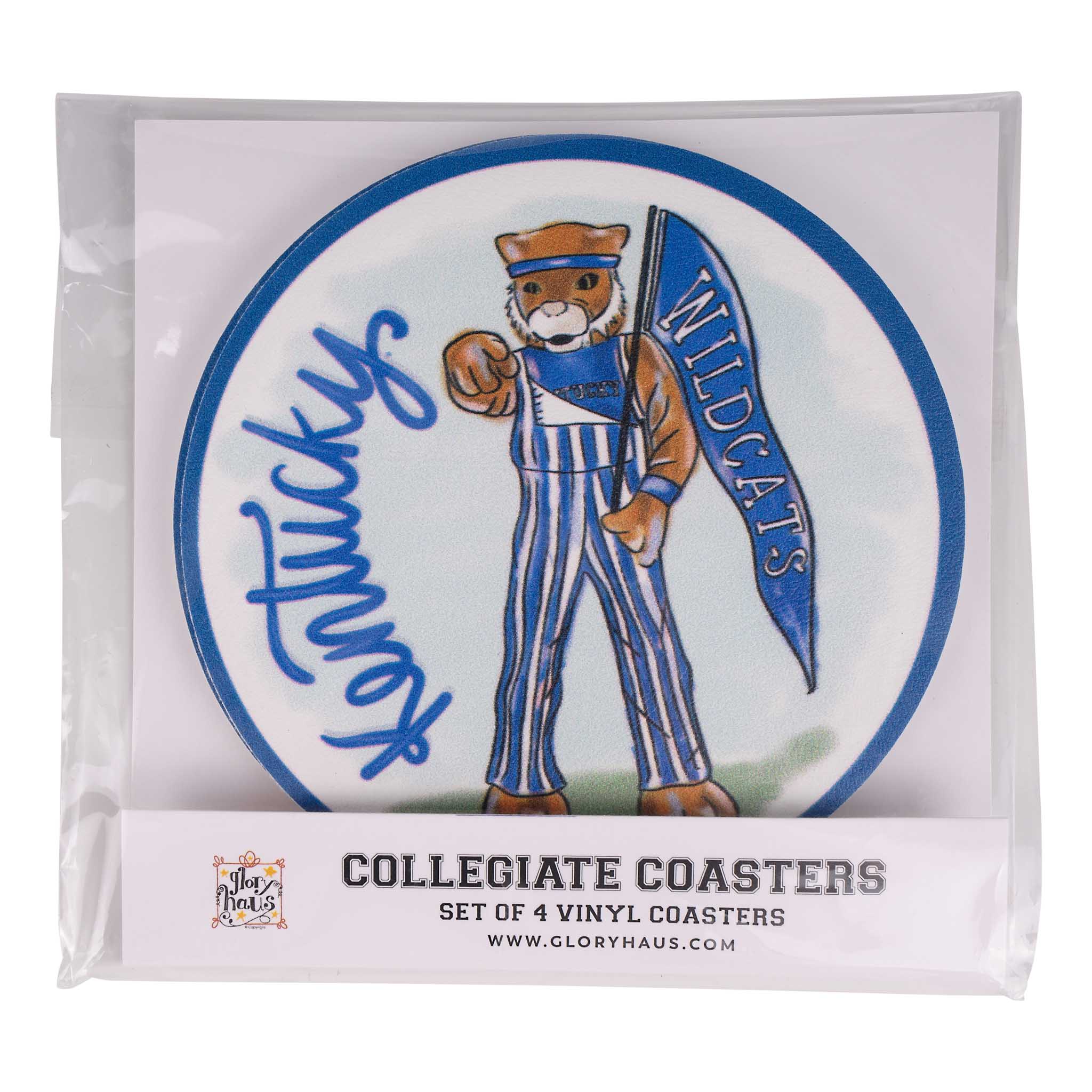 Kentucky Mascot Coaster Set/4