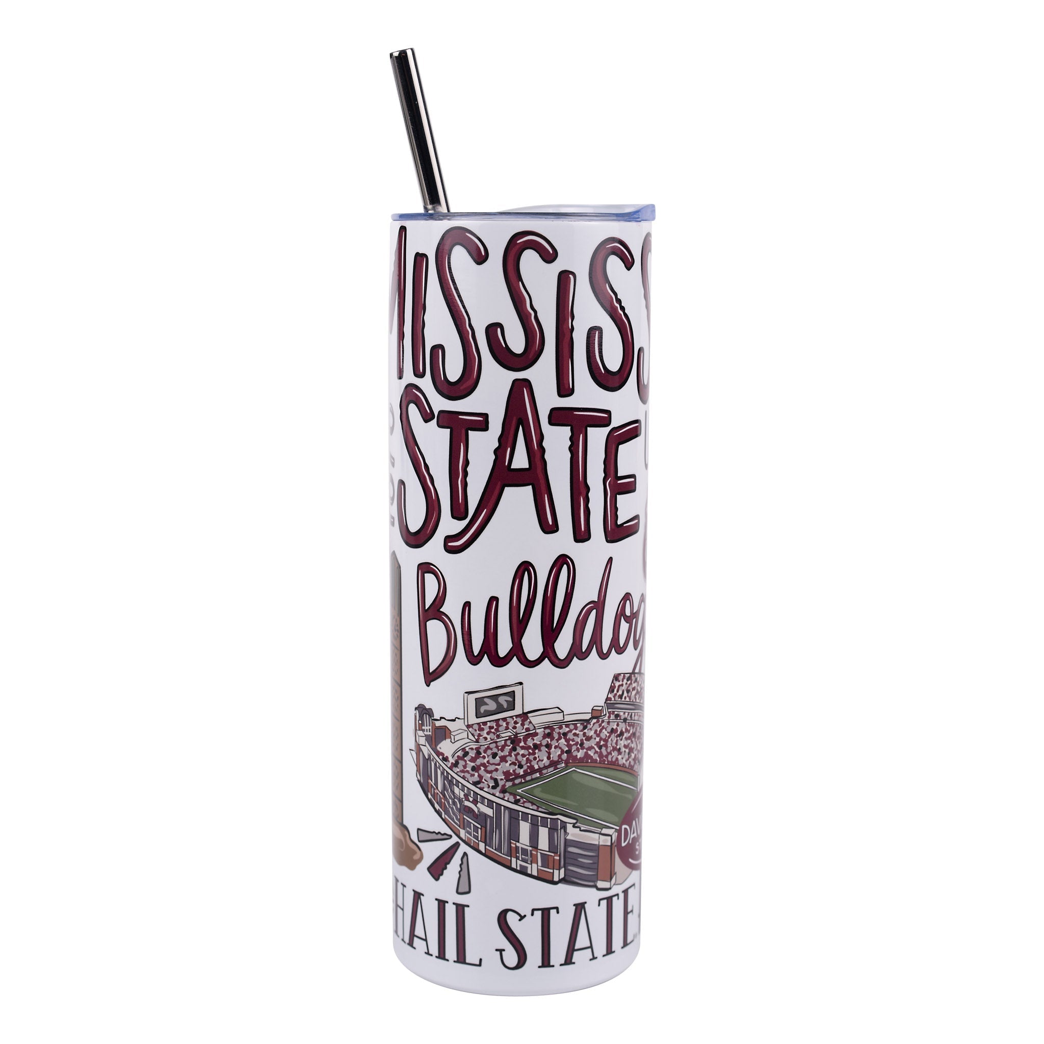 Mississippi State Icon Tumbler