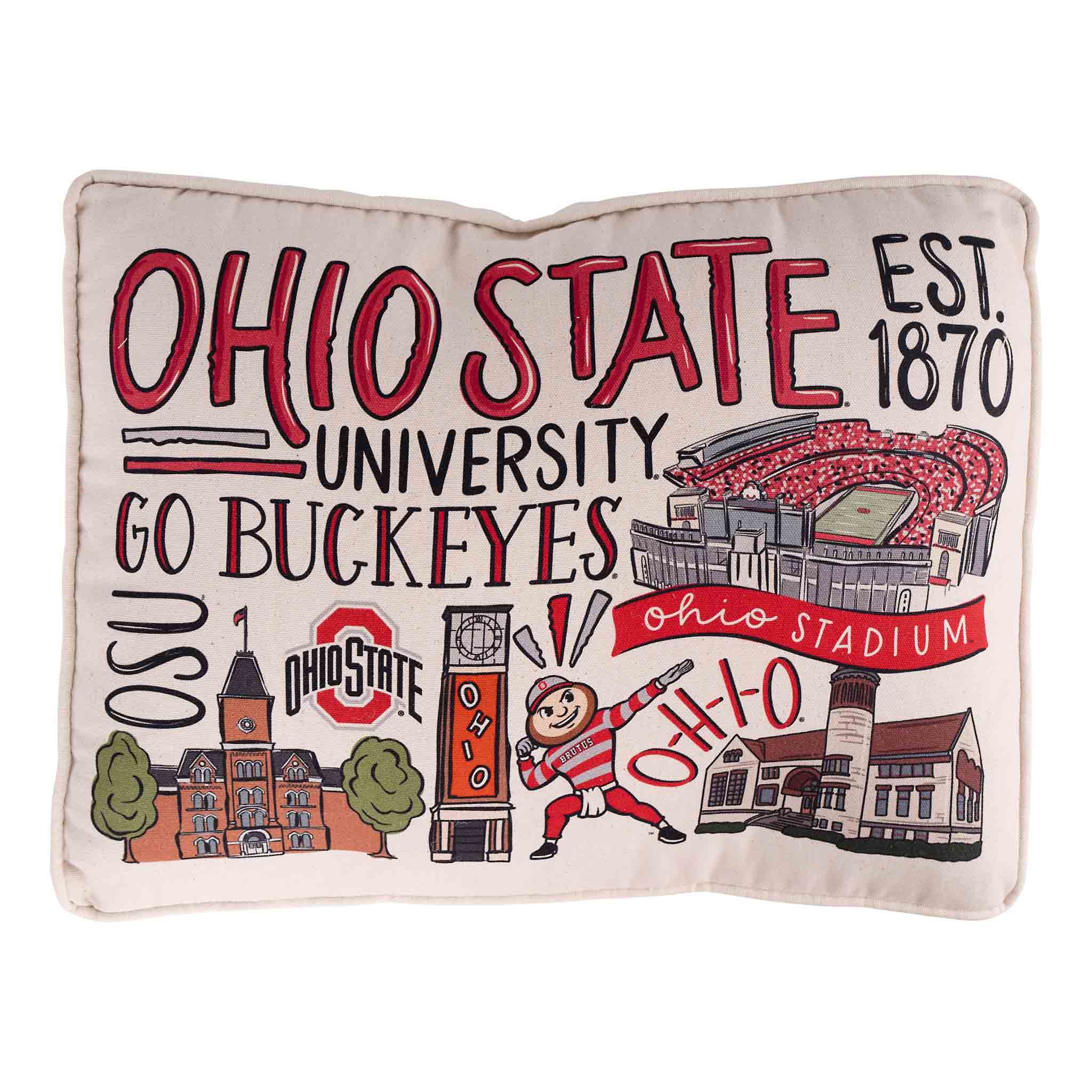 Ohio State Icon Pillow