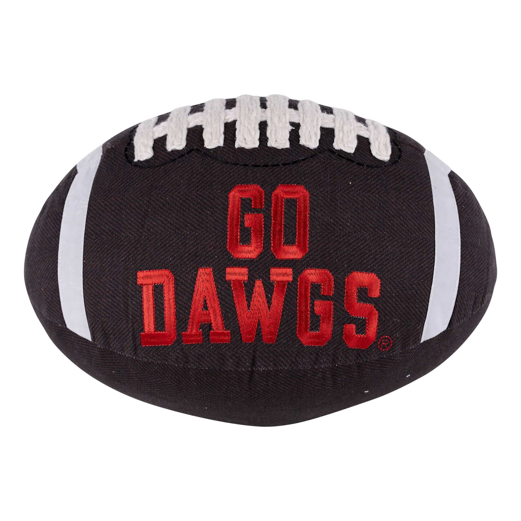 Georgia Football Shaped Pillow
