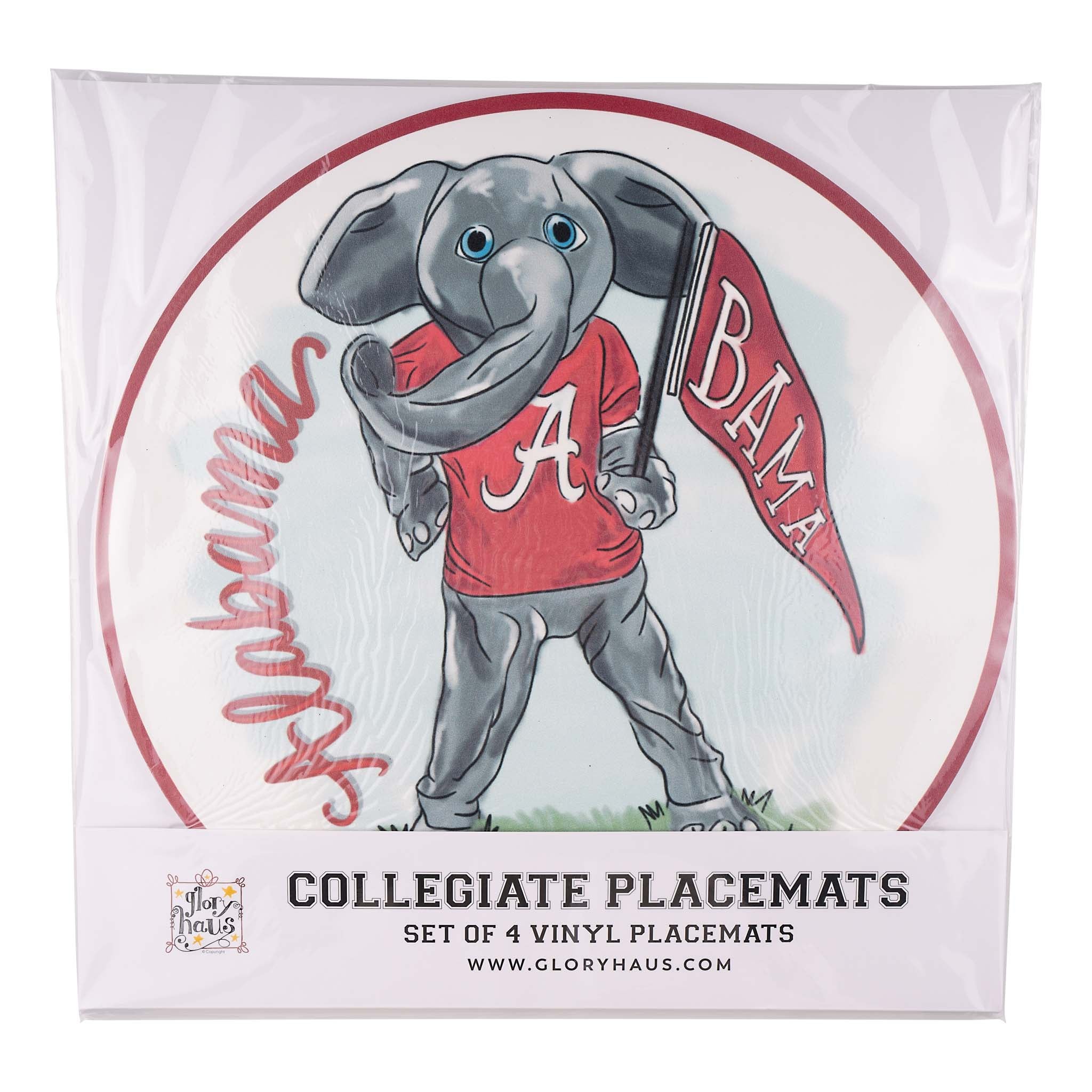 Alabama Mascot Placemat Set/4