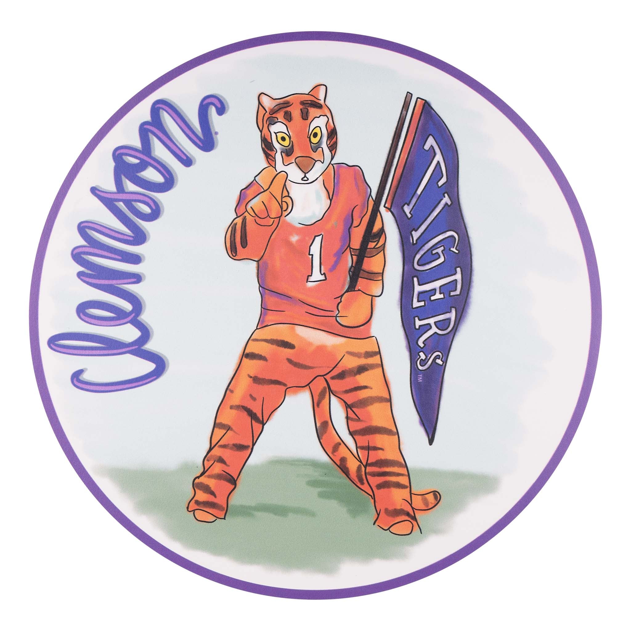 Clemson Mascot Placemat Set/4