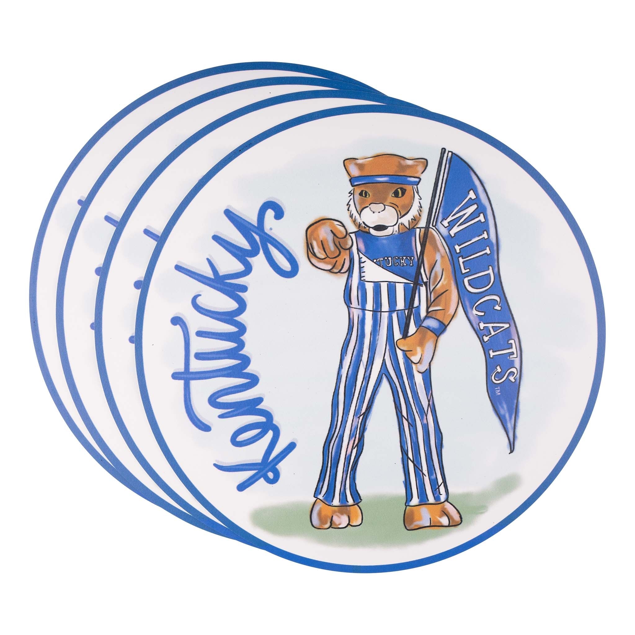 Kentucky Mascot Placemat Set/4